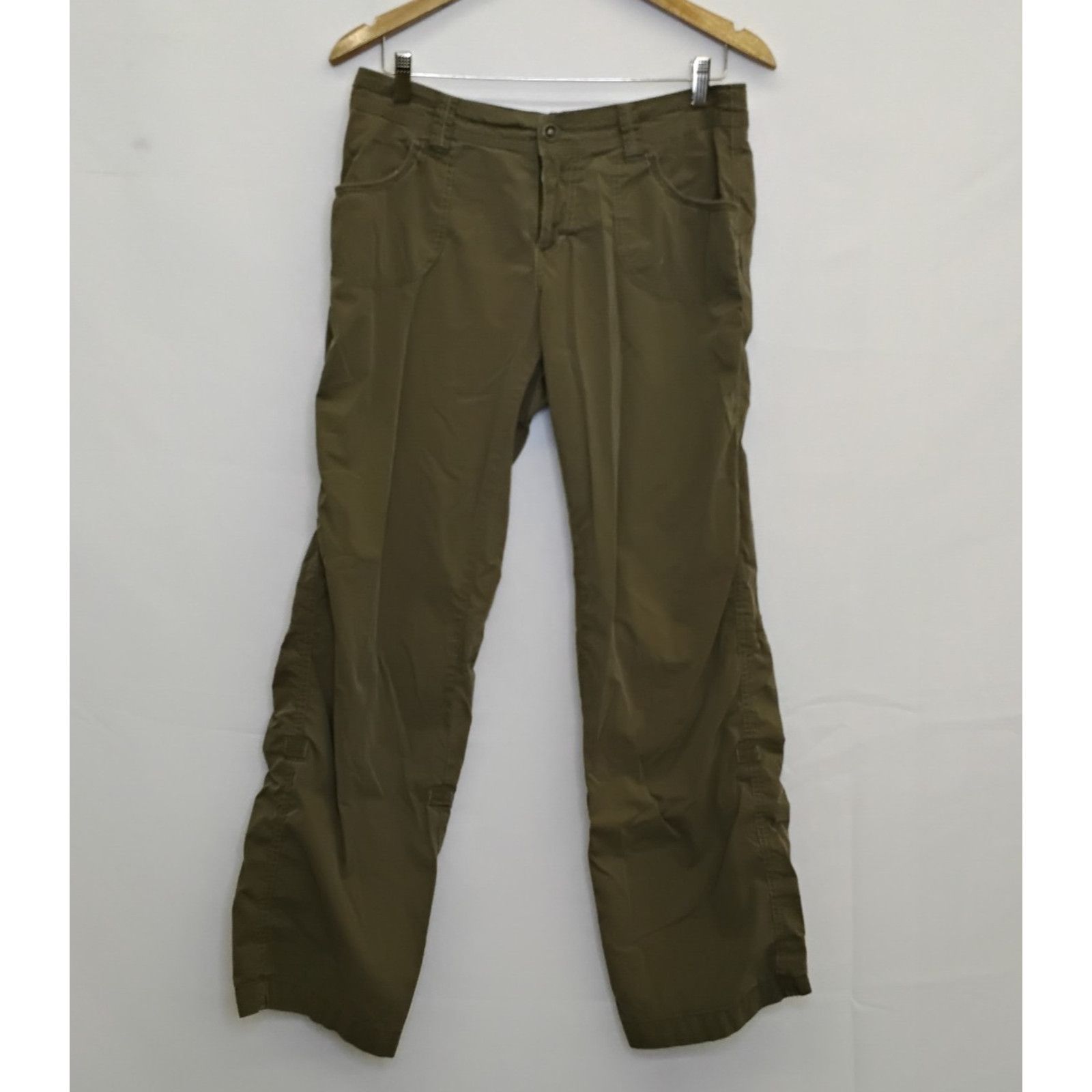 Kuhl Kuhl Hiking Pants Women's 10 (31x31) Army Green Rouching Size 32" / US 10 / IT 46 - 2 Thumbnail