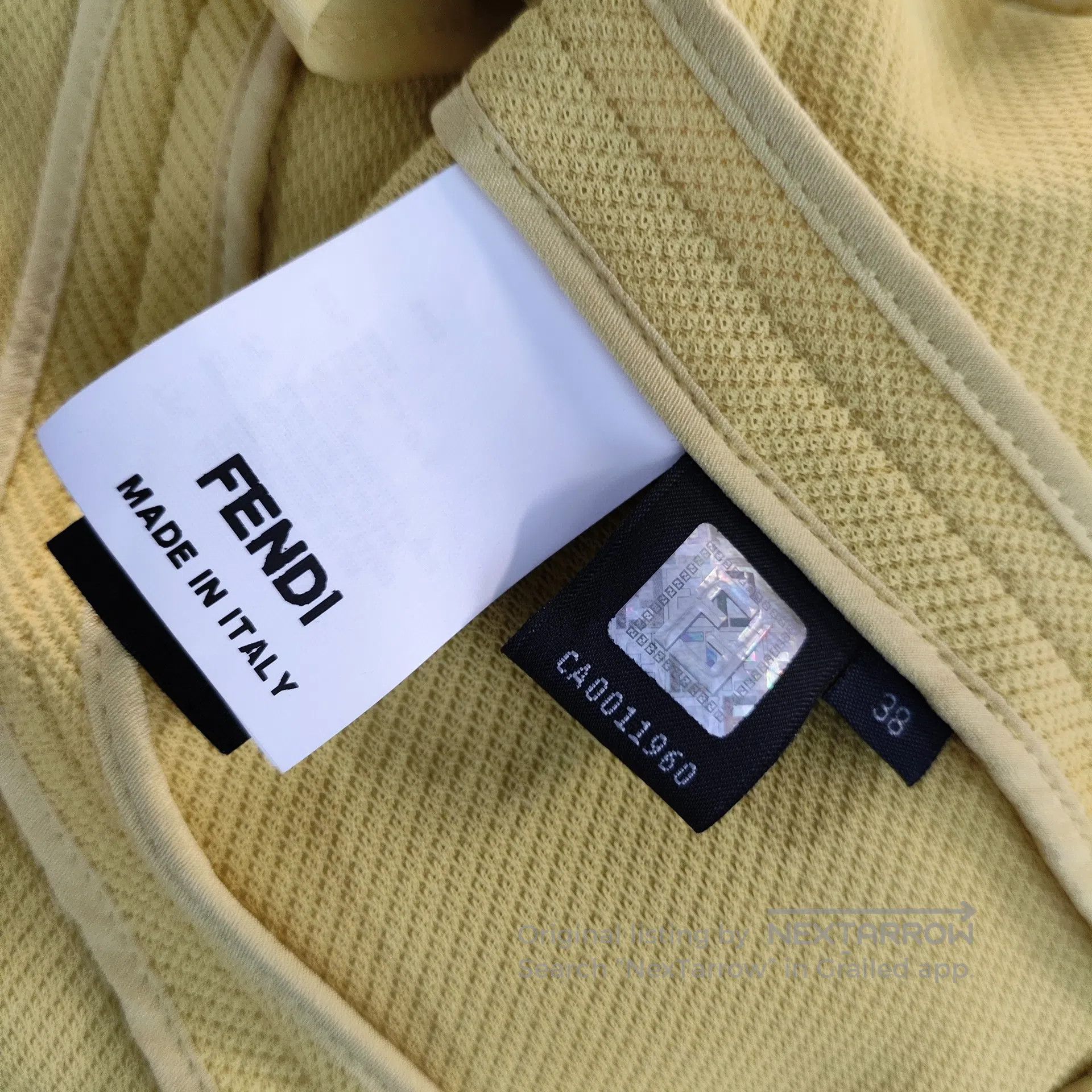 Fendi FENDI Design-Inspired Yellow Jacket| Size XS / US 0-2 / IT 36-38 - 4 Thumbnail