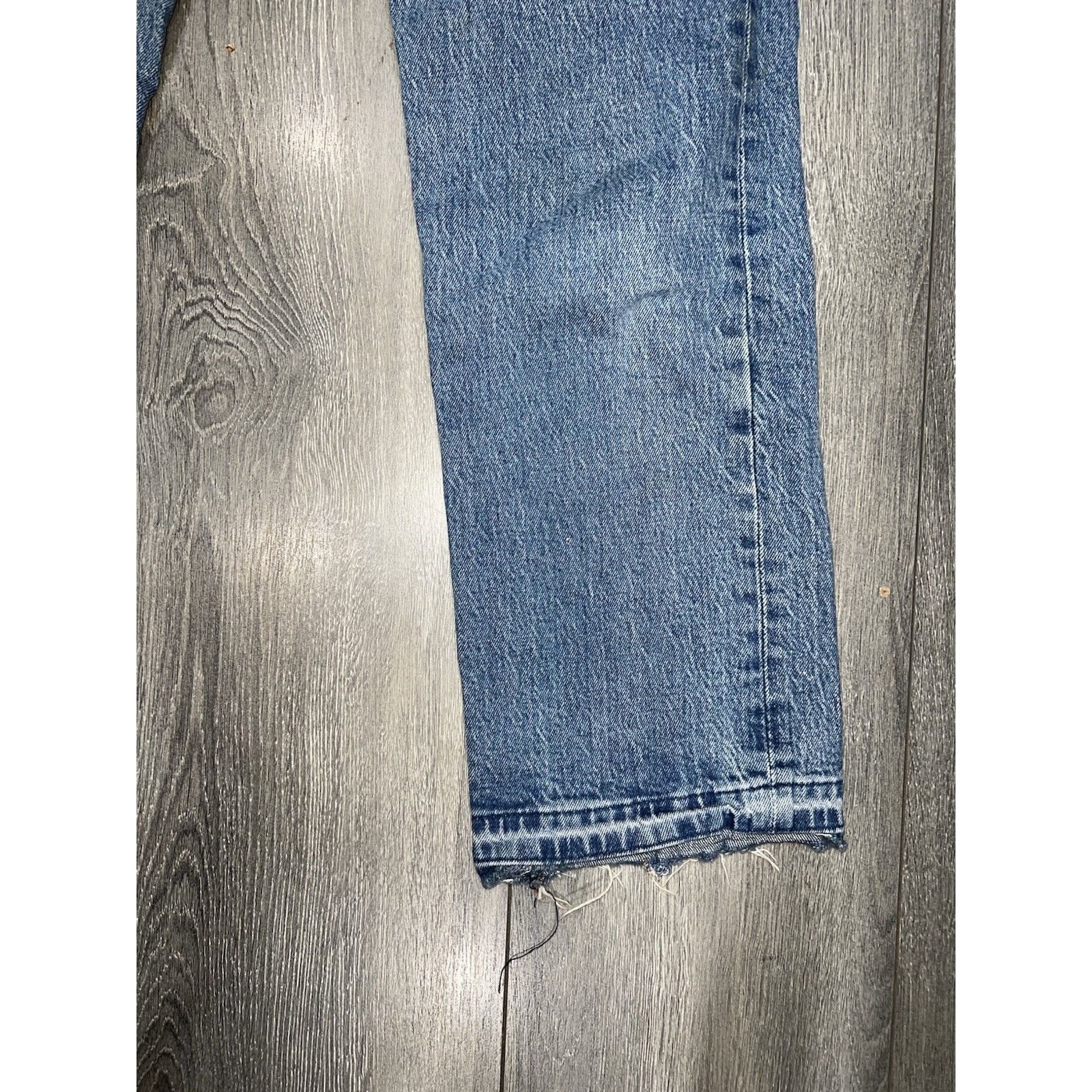 Levi's LEVI’S RIBCAGE FULL LENGTH - Dark Wash Size 24 A003138 Size 32" / US 10 / IT 46 - 6 Thumbnail