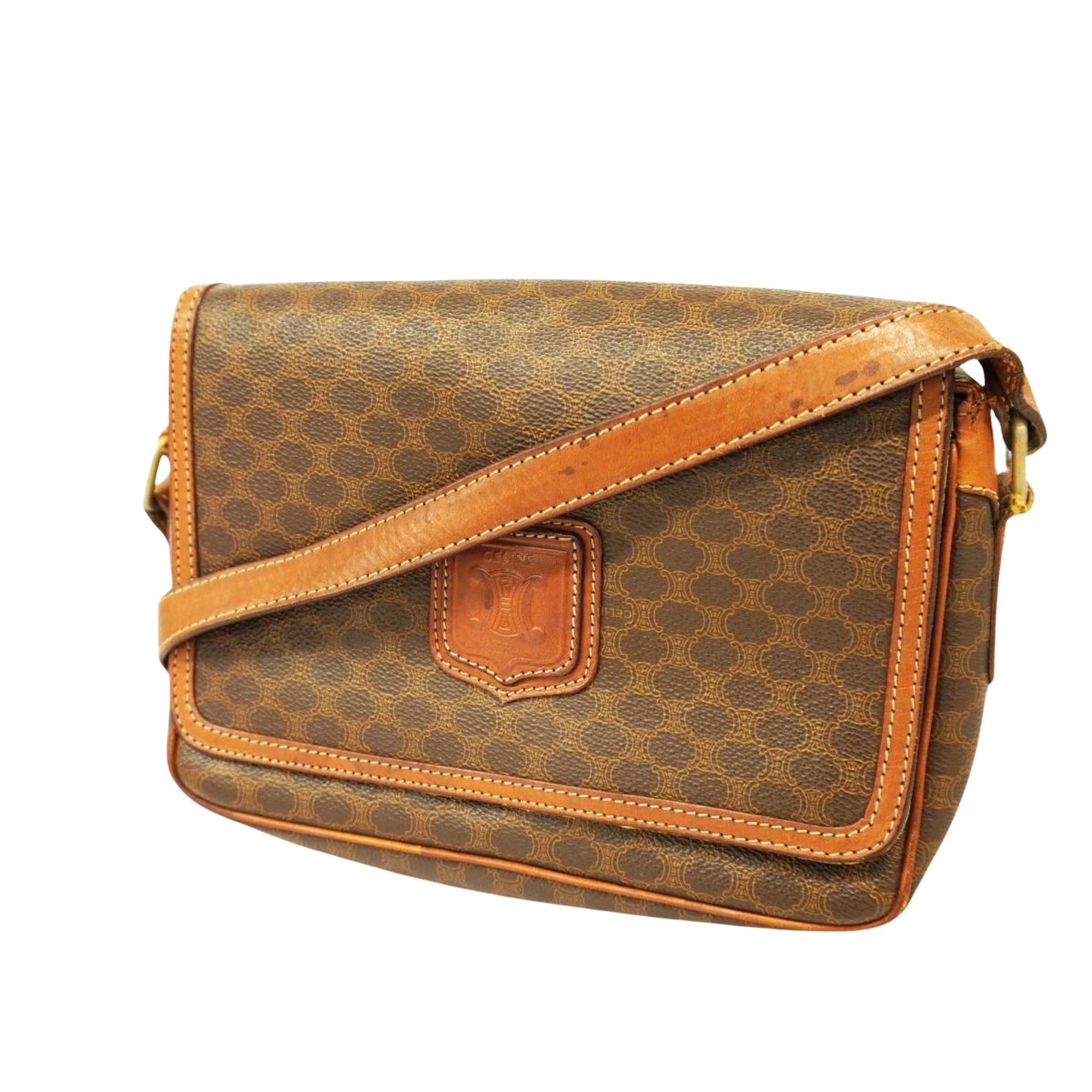 image of Celine Céline Macadam Shopper in Brown, Women's
