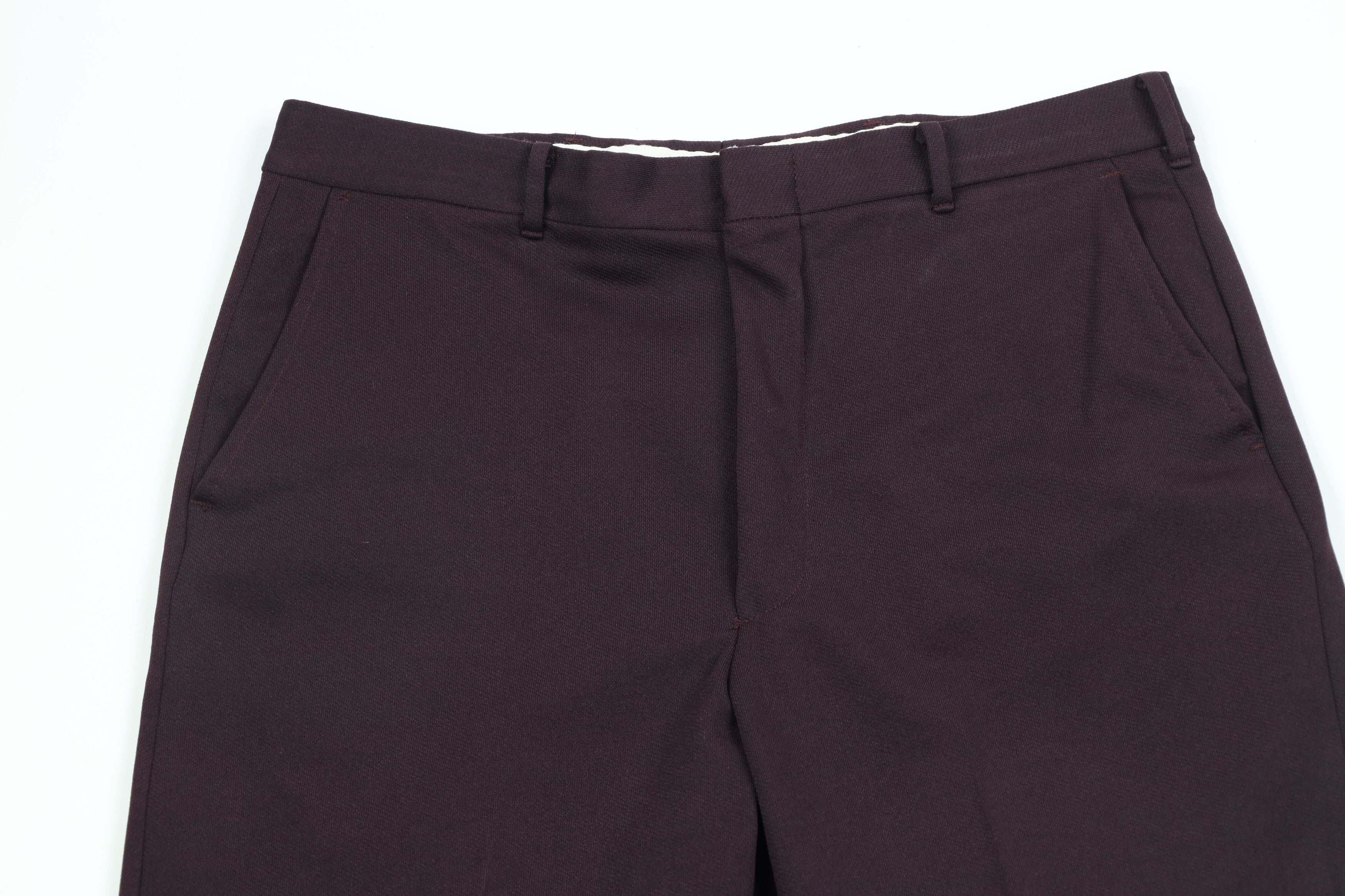 Vintage Vintage 70s Bell Bottoms Chino Pants Eggplant Purple USA Size US 34 / EU 50 - 2 Thumbnail