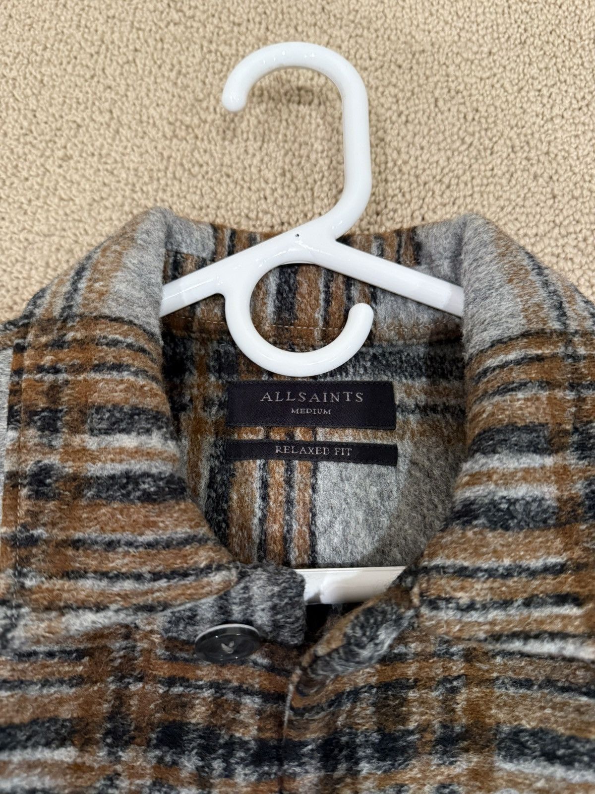 Allsaints Allsaints district checkered over shirt Size US M / EU 48-50 / 2 - 6 Thumbnail