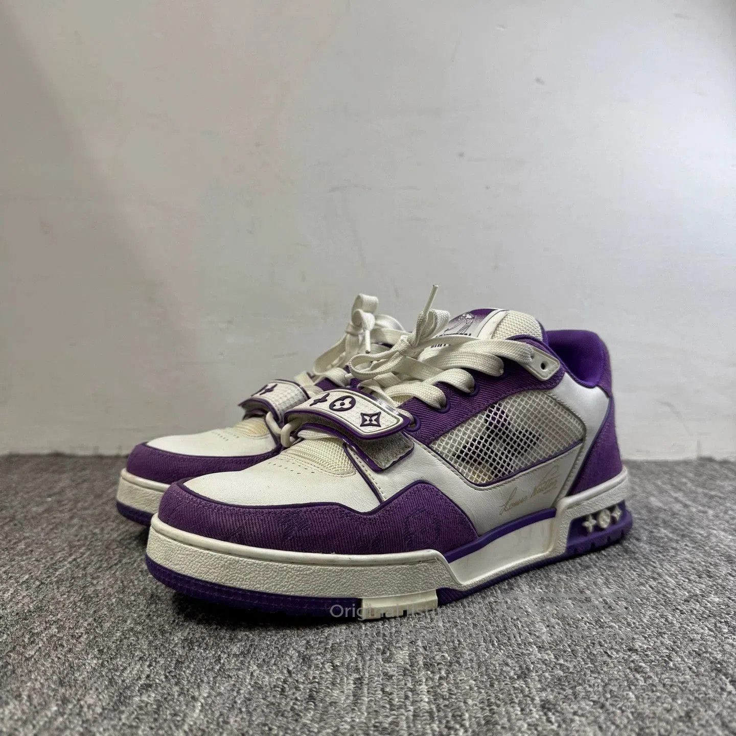 Louis Vuitton Purple High-Top Sneakers Size 7.5. Size US 7.5 / EU 40-41 - 1 Thumbnail