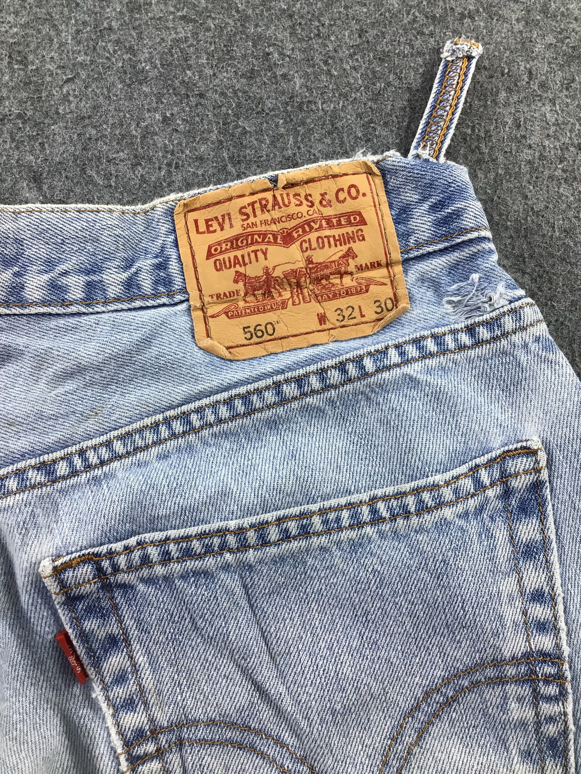 Levi's Vintage Levis 560 Jeans Distressed-J806 Size US 32 / EU 48 - 5 Thumbnail