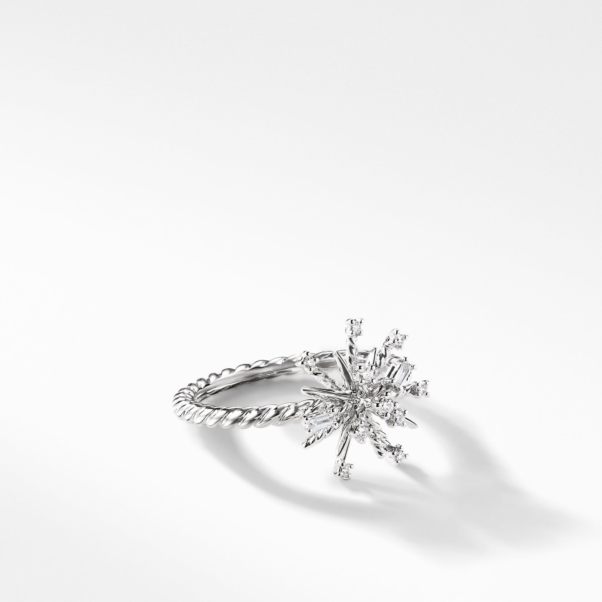 David Yurman o1w1db10325 R13518D Ring with Diamonds in 18K White Gold Size ONE SIZE - 1 Preview