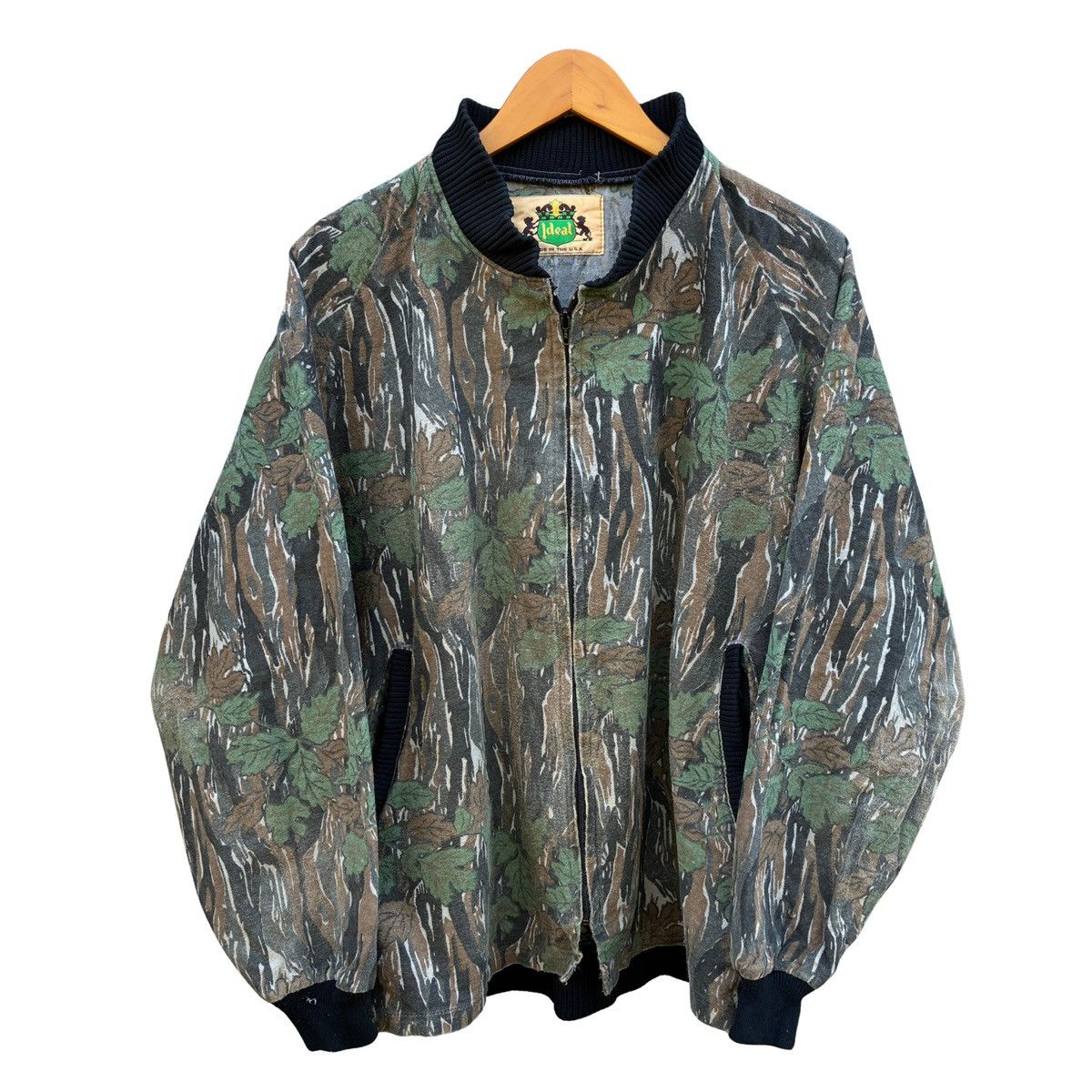 Other Ideal Silent Leaf Camouflage Chamois Hunting Bomber Jacket Size US XXL / EU 58 / 5 - 1 Thumbnail