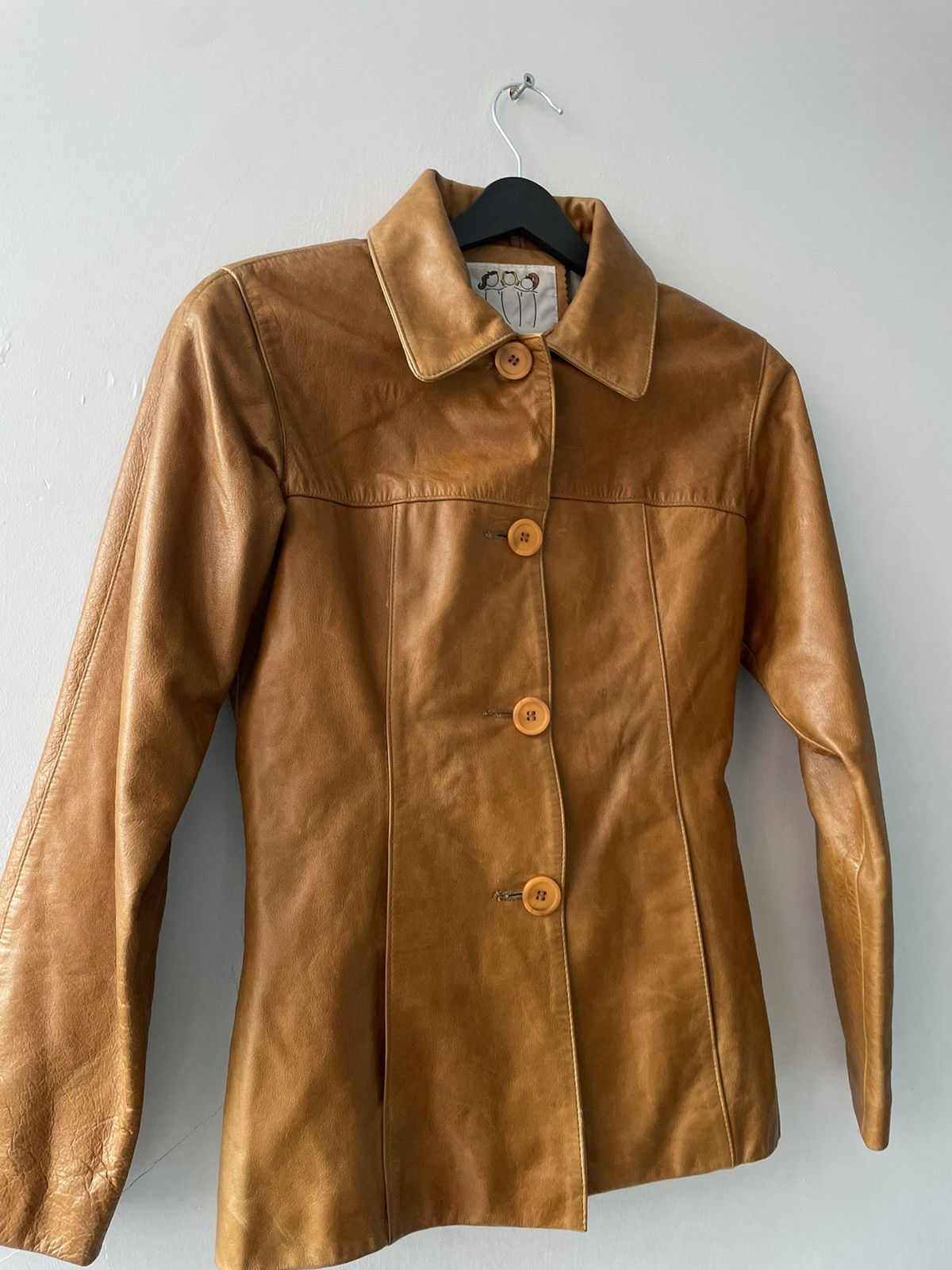 Vintage y2k leather jacket Size XS / US 0-2 / IT 36-38 - 12 Thumbnail