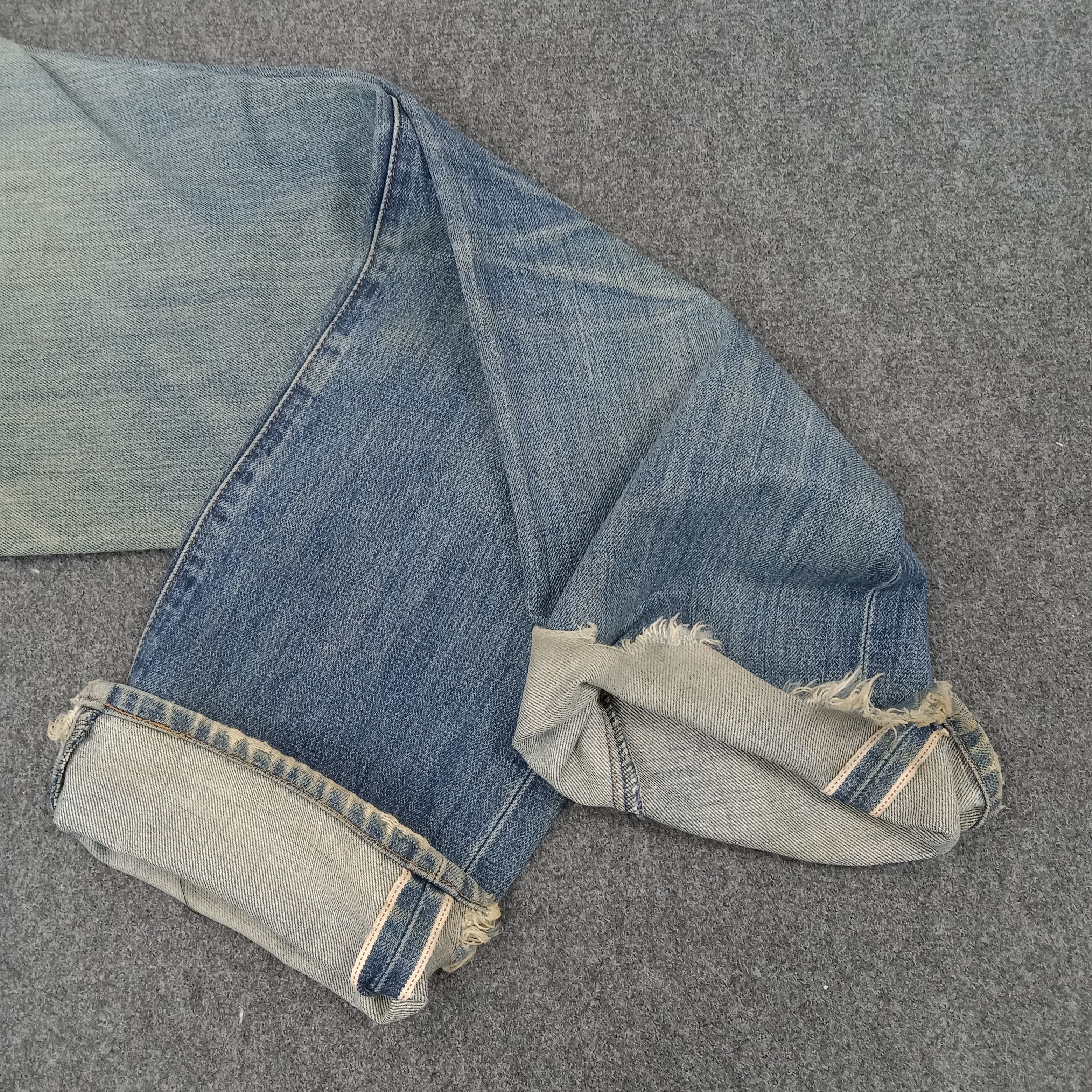 Levi's × Vintage Levi's 551 Z American Big E Distressed SelvedgeDenim Jeans Size US 29 - 5 Thumbnail