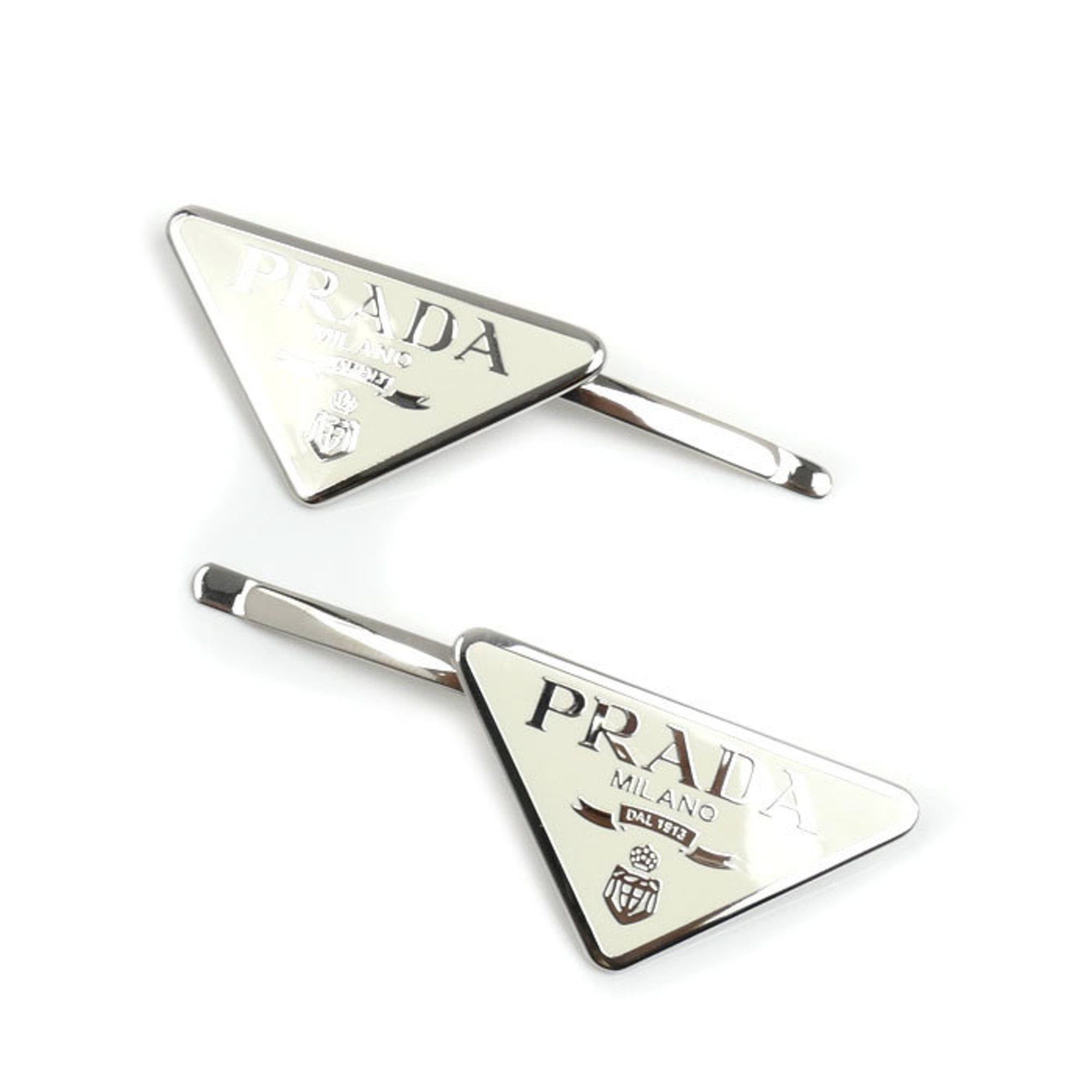 Prada Prada GP Enamel Metal Hairpin Hair Clip 1IF051_2BA6_F0009 Women's Size ONE SIZE - 1 Thumbnail