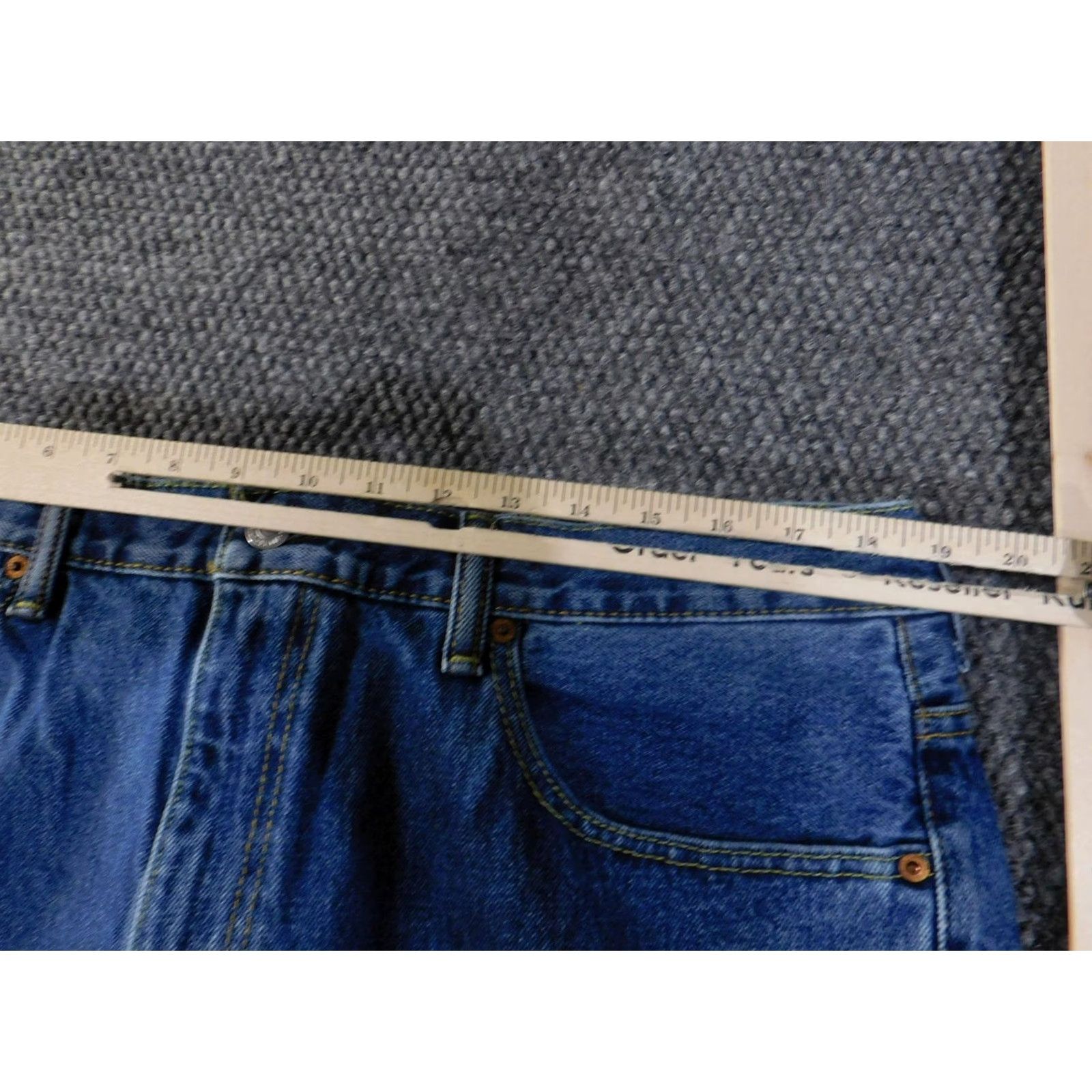 Levi's Levi's 550 Jeans Mens 40x30 Blue Relaxed Tapered Fit Denim 100% Cotton Pants Size US 40 / EU 56 - 5 Thumbnail