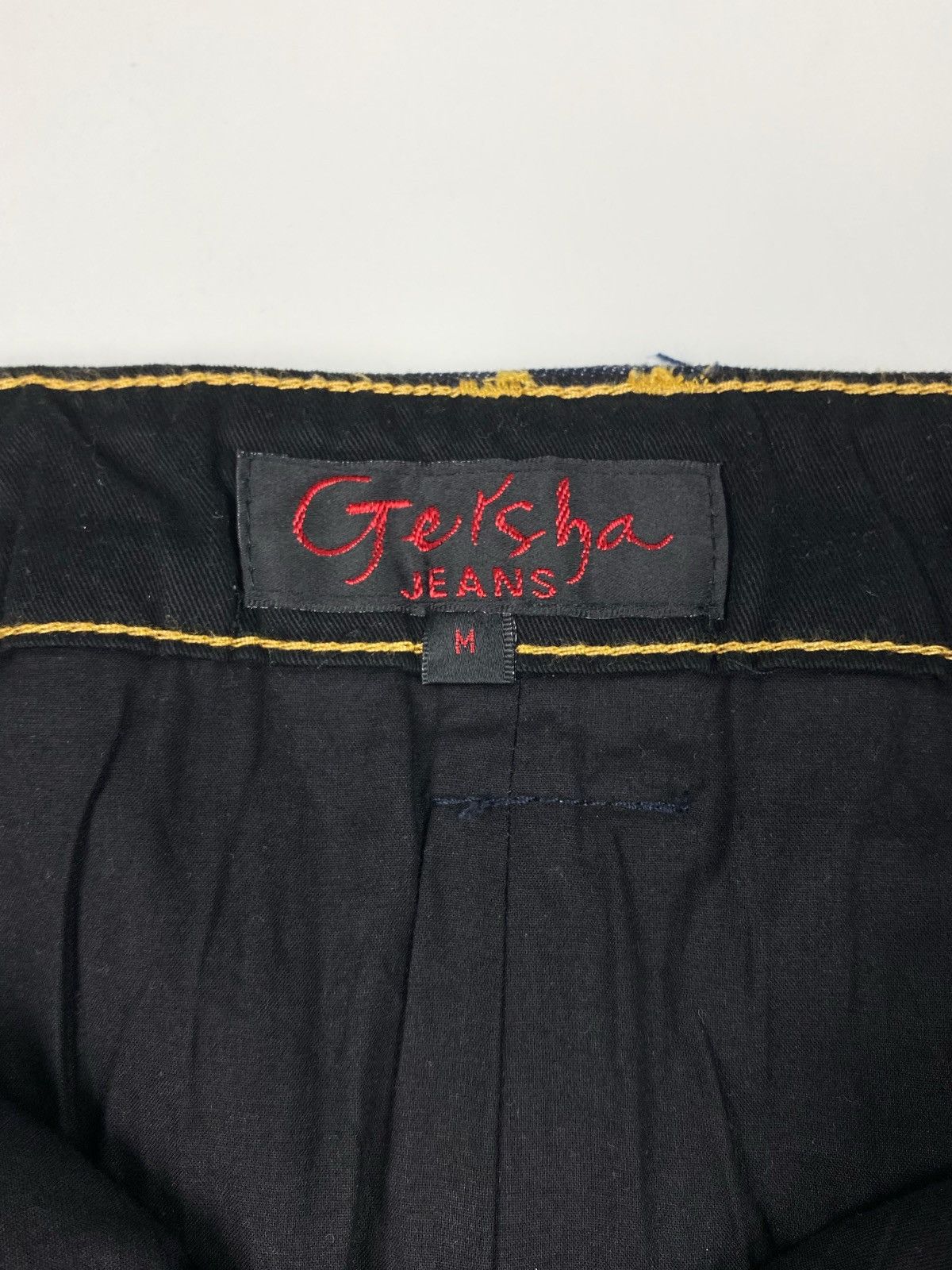 Vintage Y2K Vintage Geisha Jeans Denim Layered Midi Ruffle Skirt Size 32" / US 10 / IT 46 - 4 Thumbnail