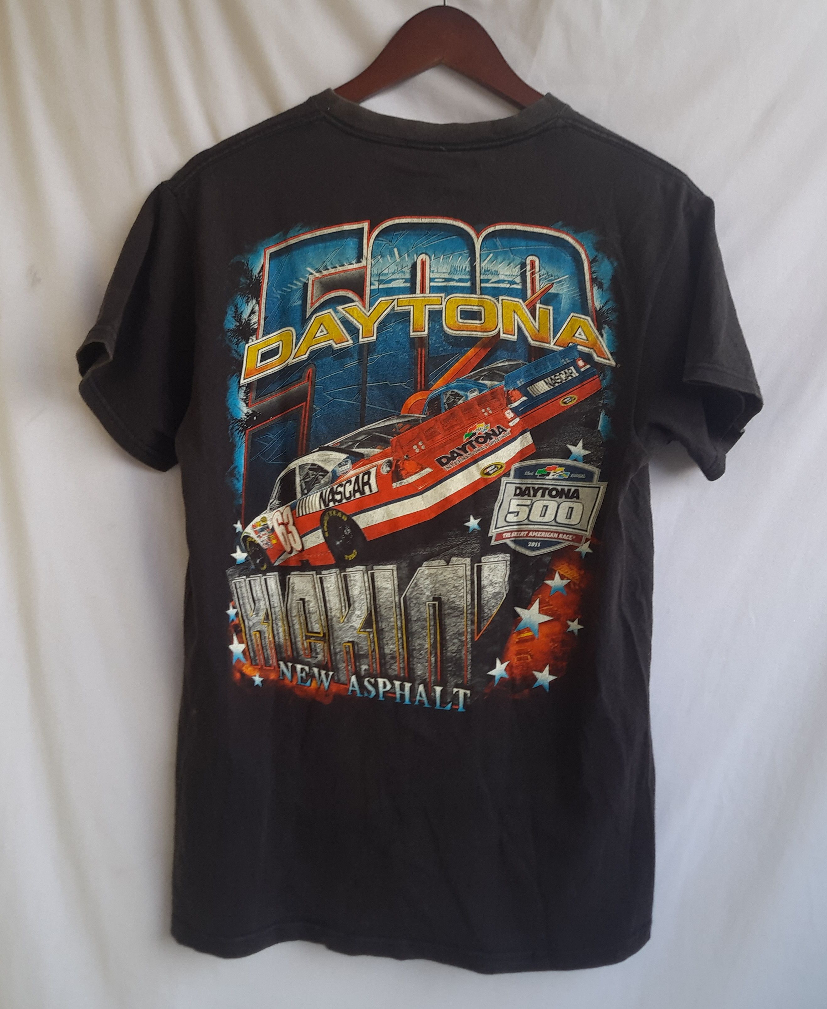 NASCAR Y2K Daytona 500 Nascar T-Shirt Faded Grunge Size US M / EU 48-50 / 2 - 2 Thumbnail