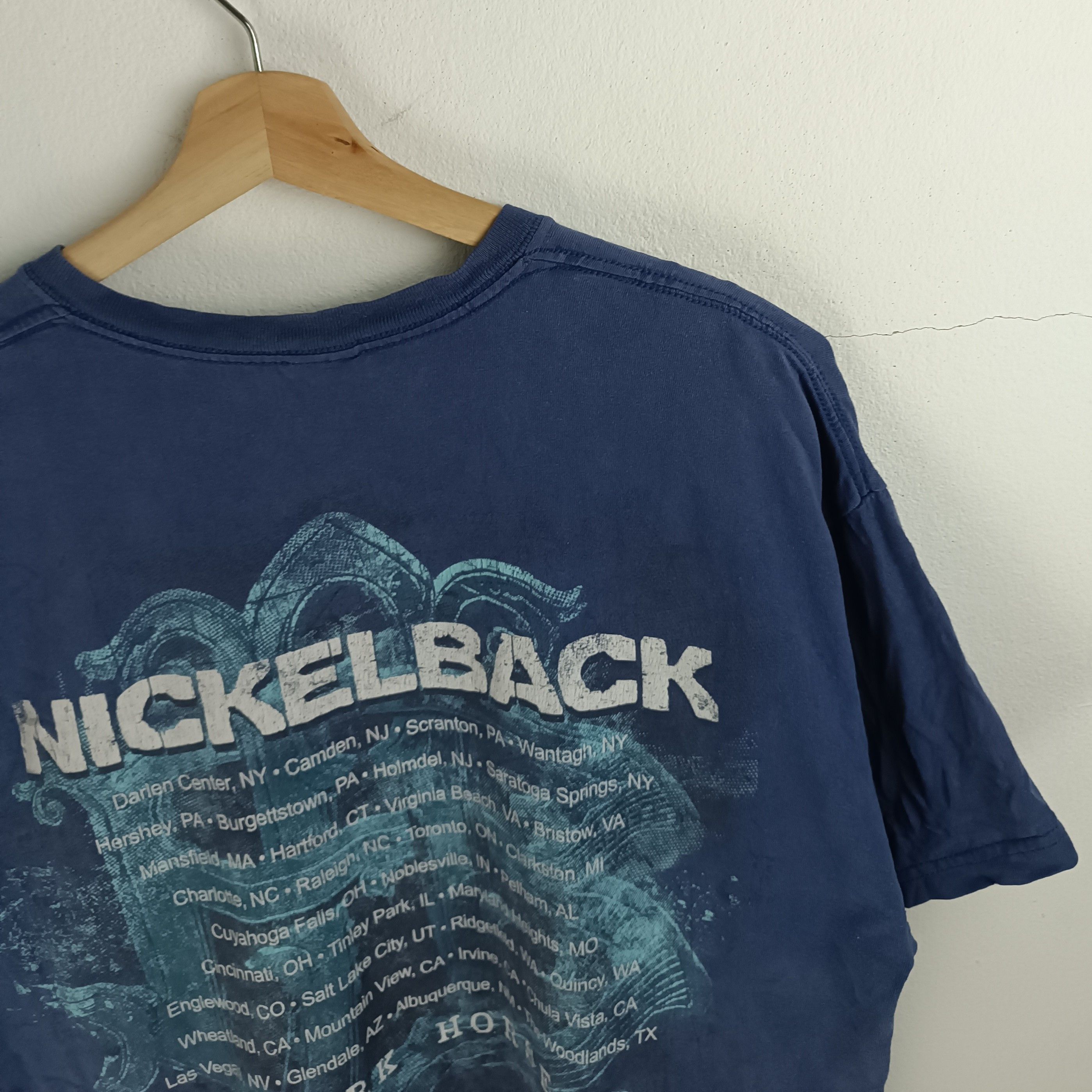 Vintage VINTAGE '08 NICKELBACK DARK HORSE TOUR staind bizkit korn Size US XL / EU 56 / 4 - 17 Thumbnail