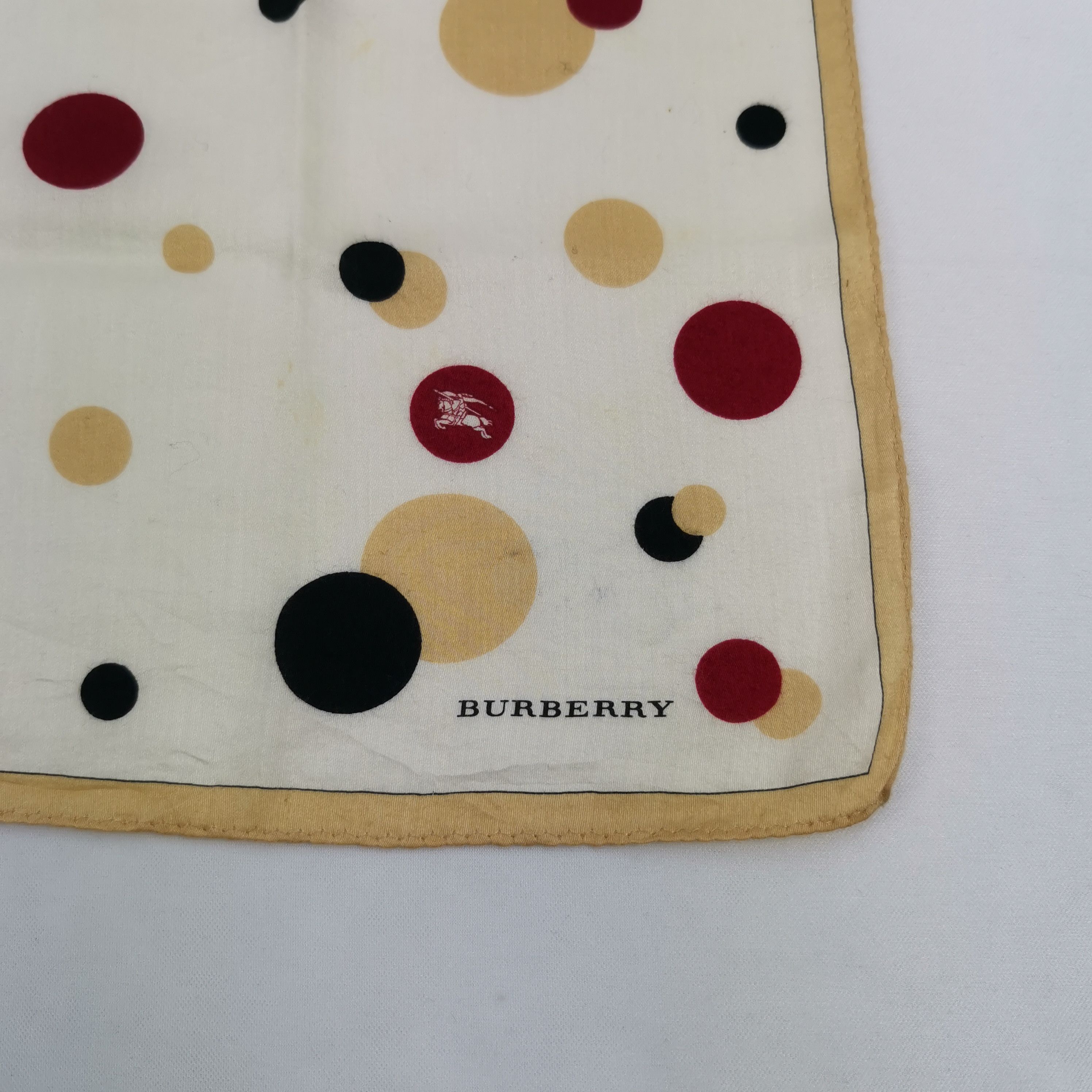 Burberry Vintage Burberry Handkerchief Bandana Pocket Square Size ONE SIZE - 3 Thumbnail