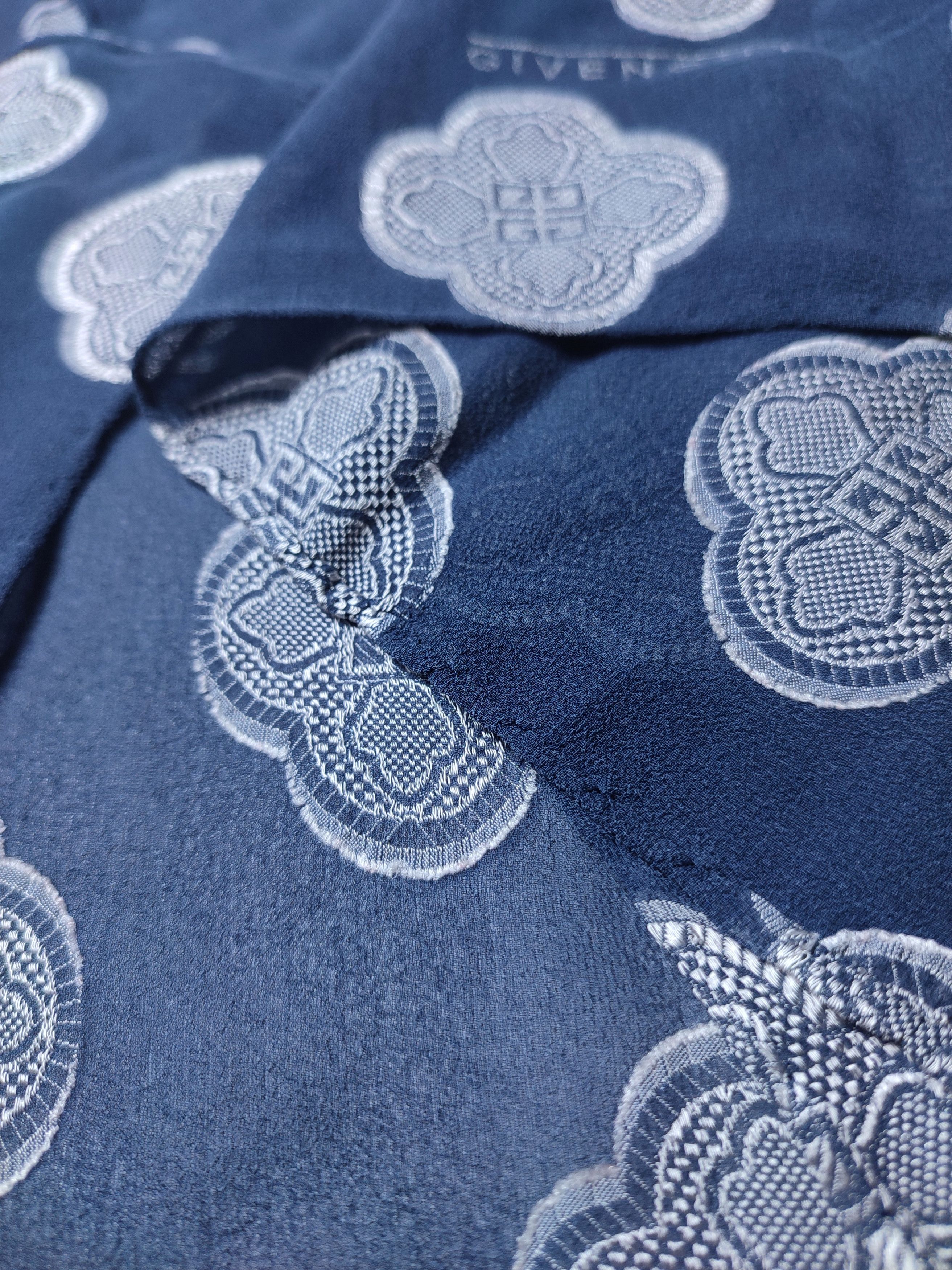 Givenchy Givenchy Logo 4G Monogram Silk Scarf Size ONE SIZE - 21 Thumbnail