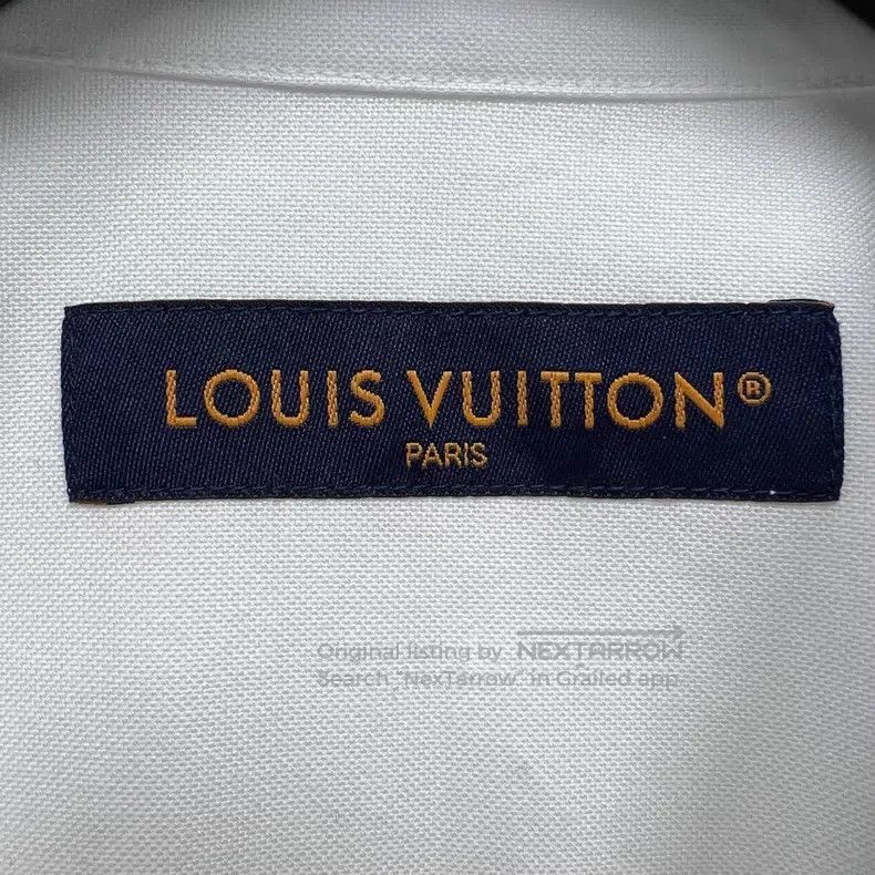 Louis Vuitton Louis Vuitton Colorful Diamond Pearl Button White Shirt Size US XL / EU 56 / 4 - 3 Thumbnail