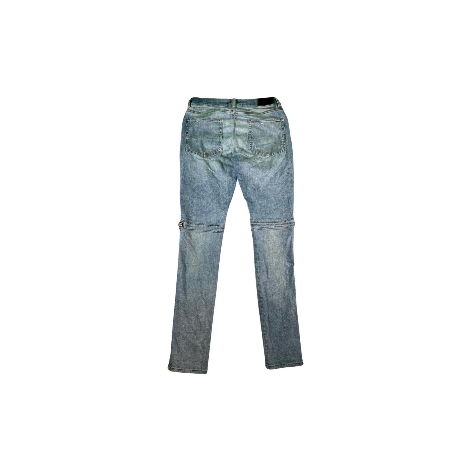 Amiri Amiri "MX2 Paisley" Vintage Wash & White Jeans Size US 34 / EU 50 - 2 Thumbnail