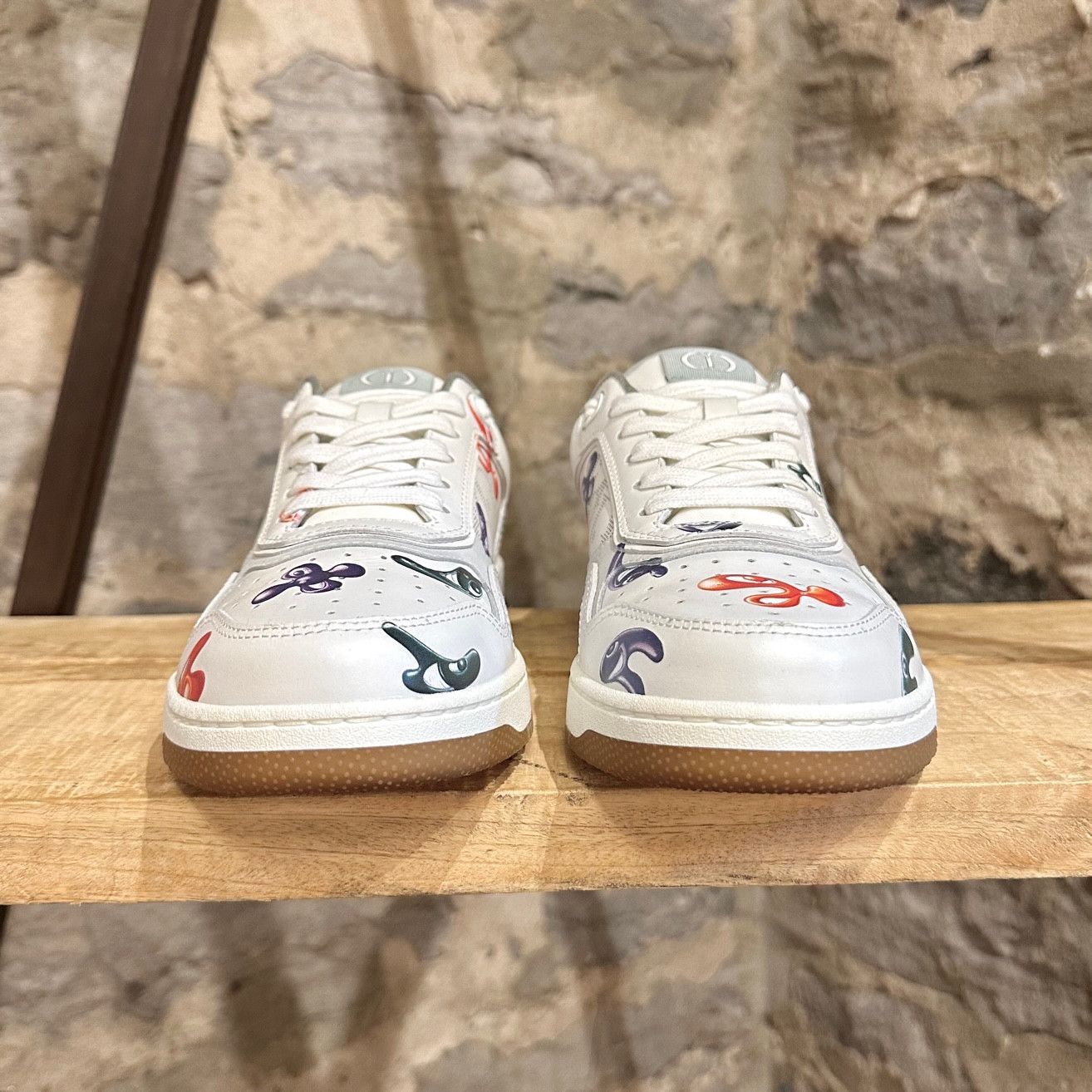 Dior Dior X Kenny Scharf B27 White Oblique Graffiti Sneakers Size US 7 / EU 40 - 4 Thumbnail