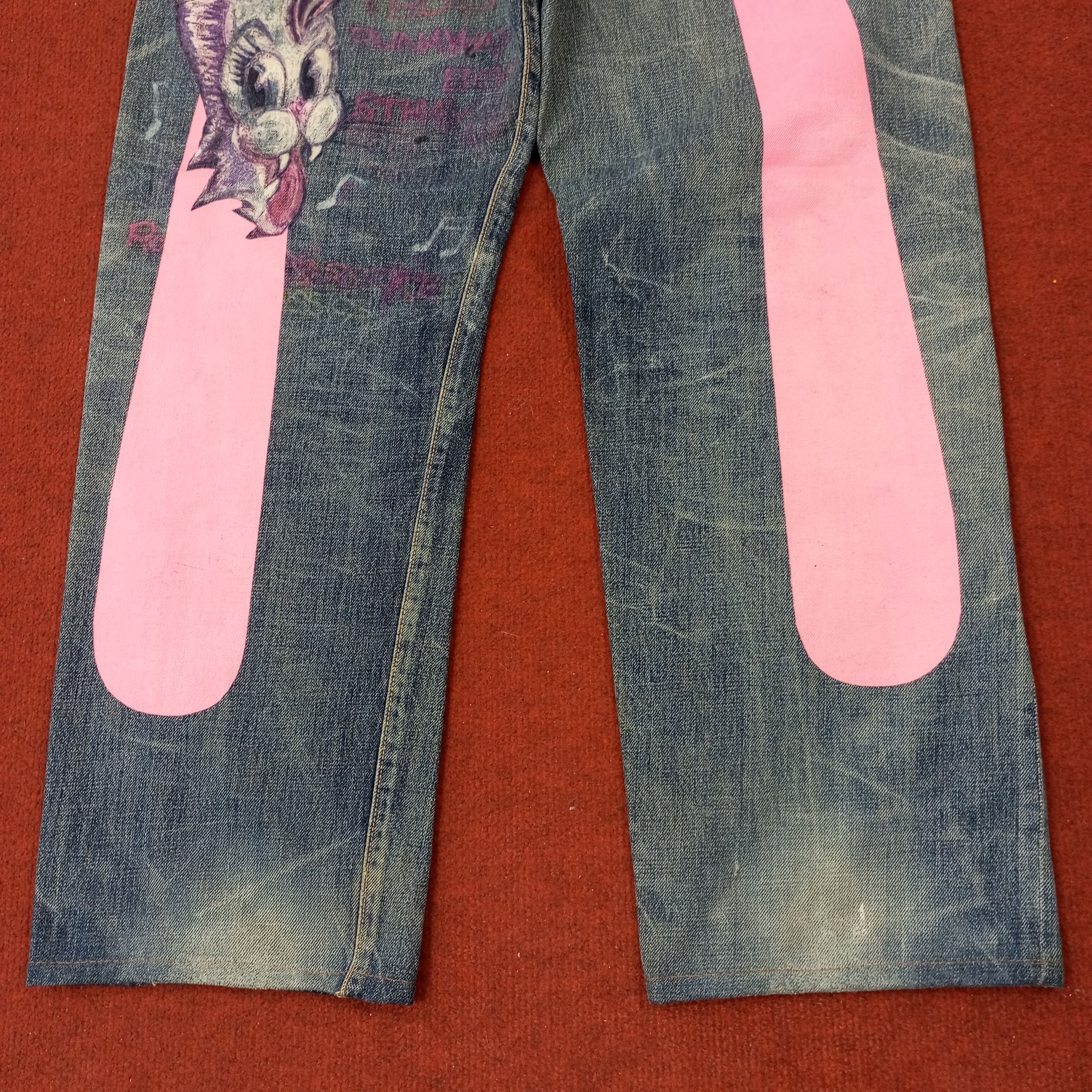 Japanese Brand × Vintage Evisu Fashion Style Streetwear Custom Daicock Jeans C217N25 Size US 28 / EU 44 - 3 Thumbnail