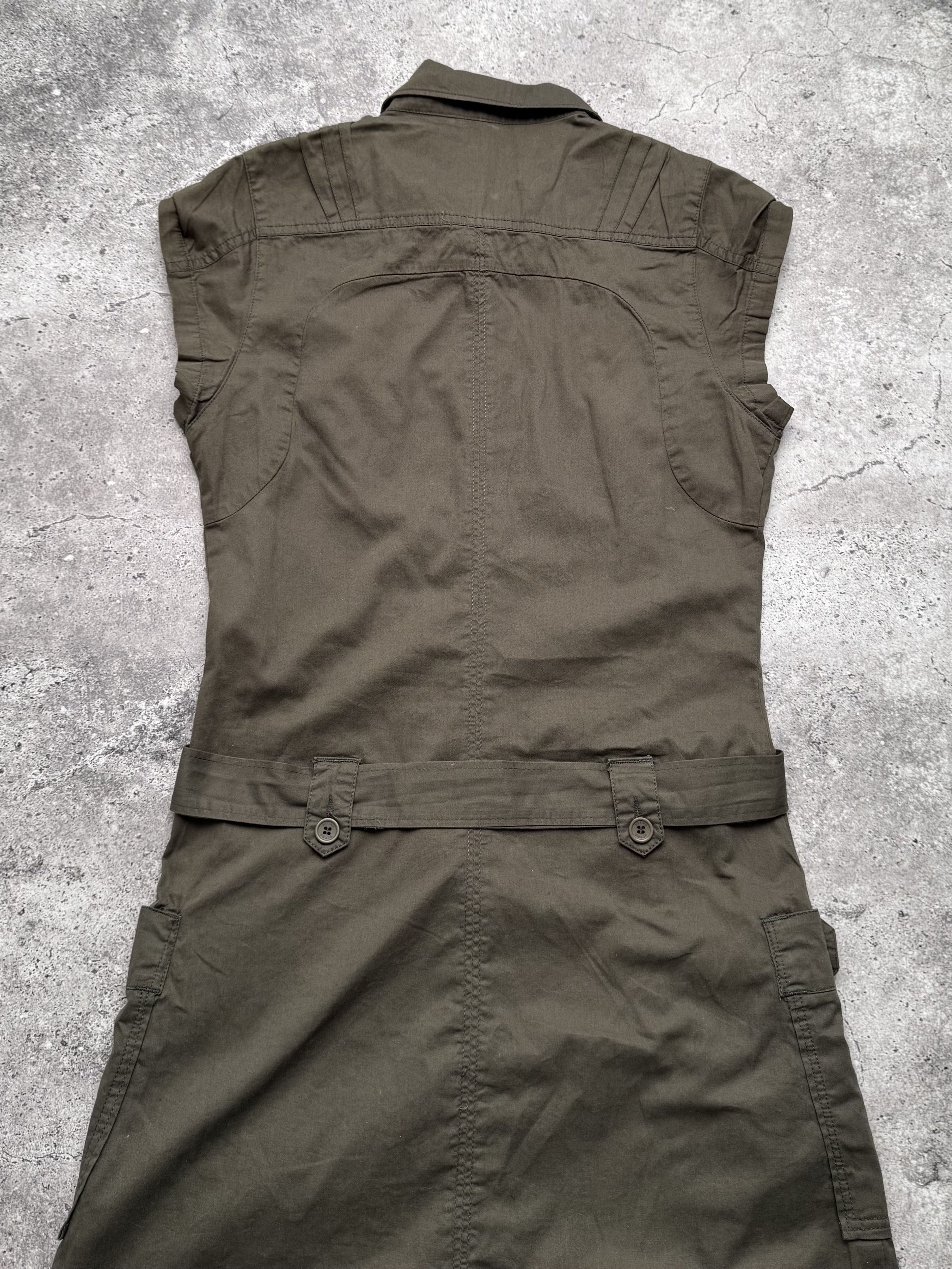 Vintage Vintage Utility Cargo Dress C20 Size S / US 4 / IT 40 - 6 Thumbnail
