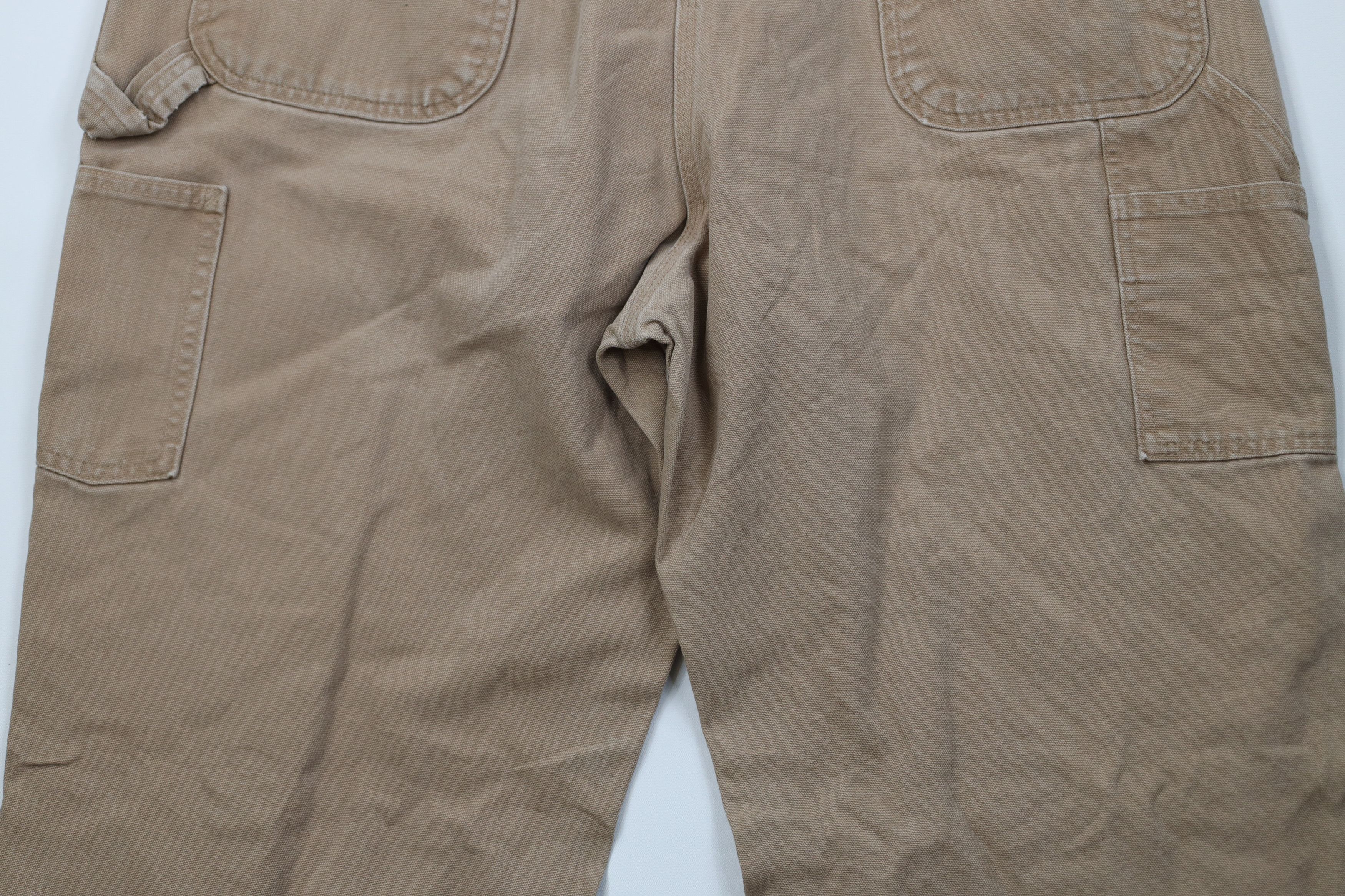 Carhartt Vintage Y2K 2004 Carhartt Canvas Wide Leg Dungaree Pants USA Size US 40 / EU 56 - 13 Thumbnail