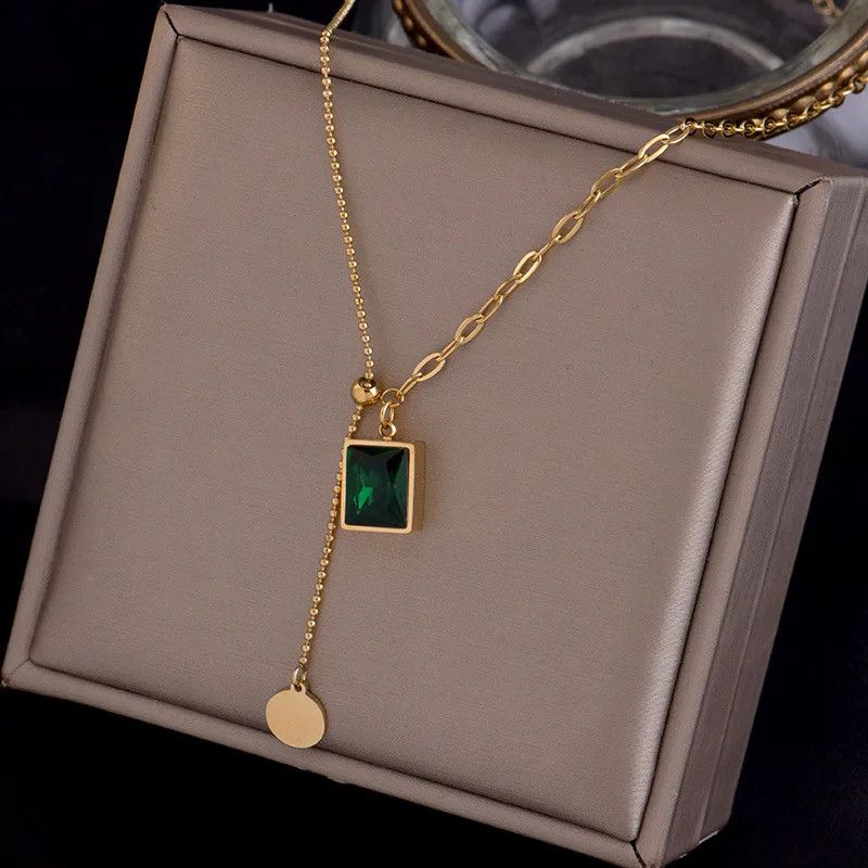 Jewelry × Vintage luxury cubic zirconia necklace Size ONE SIZE - 4 Thumbnail
