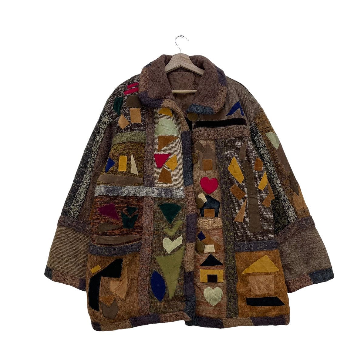 Handmade 🔥Japanese Brand Pacthwork Unisex Jacket Size US M / EU 48-50 / 2 - 1 Thumbnail