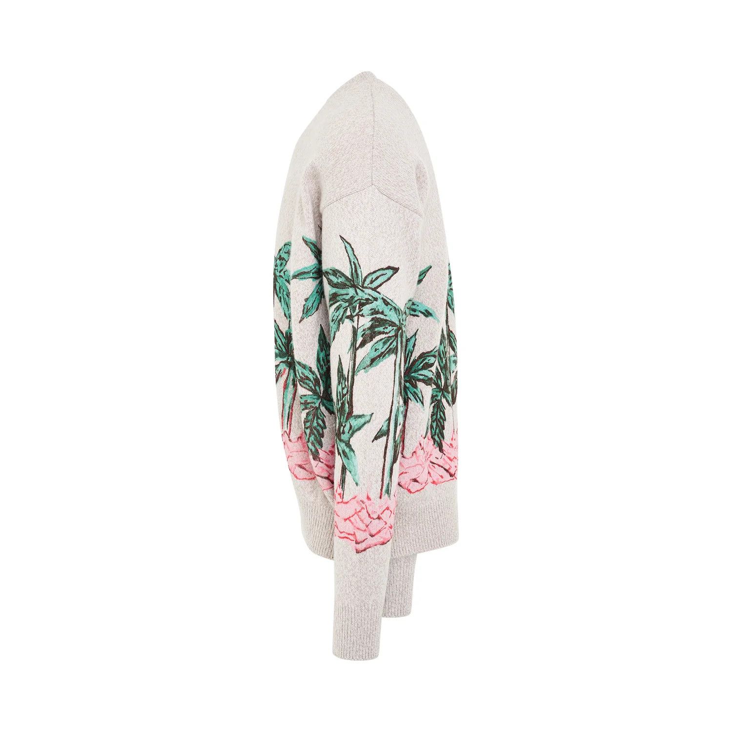 Palm Angels o1mris0824 Sweater in Butter & Green Size US L / EU 52-54 / 3 - 3 Thumbnail