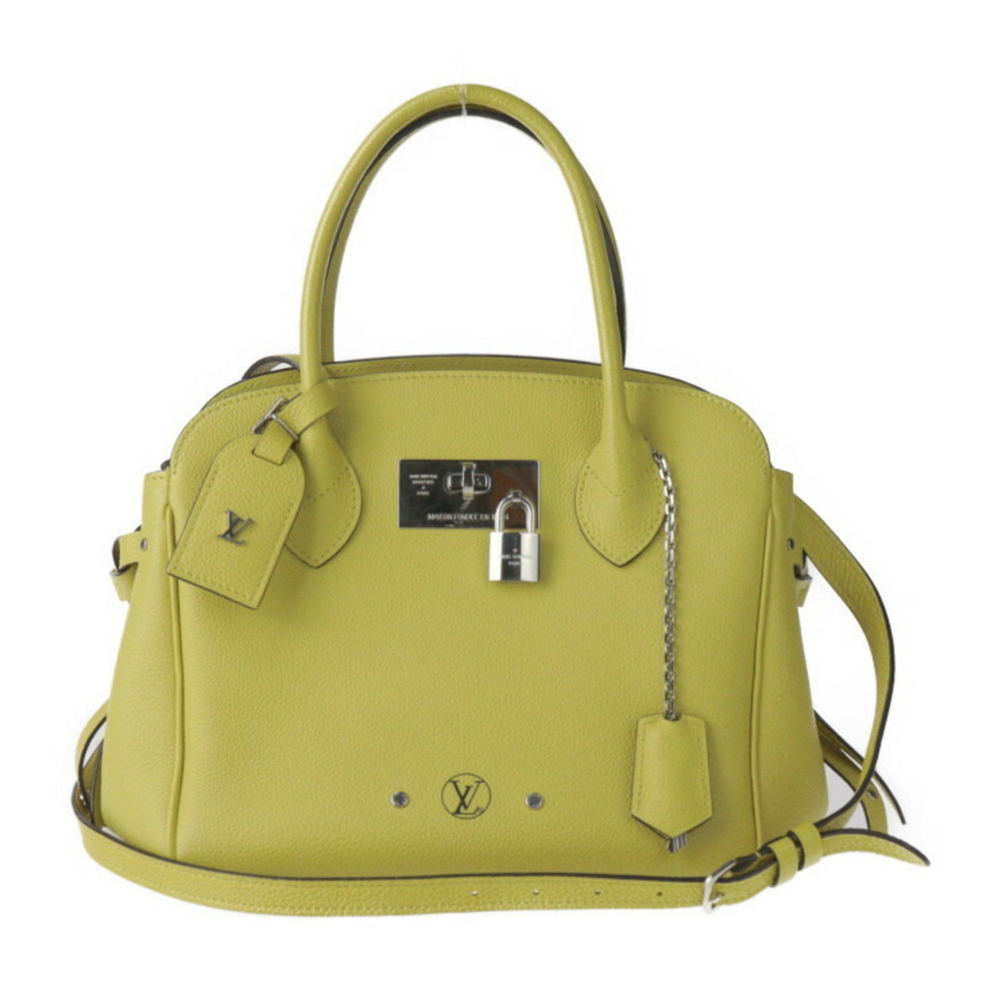 Louis Vuitton Mira Pm Handbag M51446 Leather Vert Acid Yellow Shoulder Bag 2407073008020R1, Women's