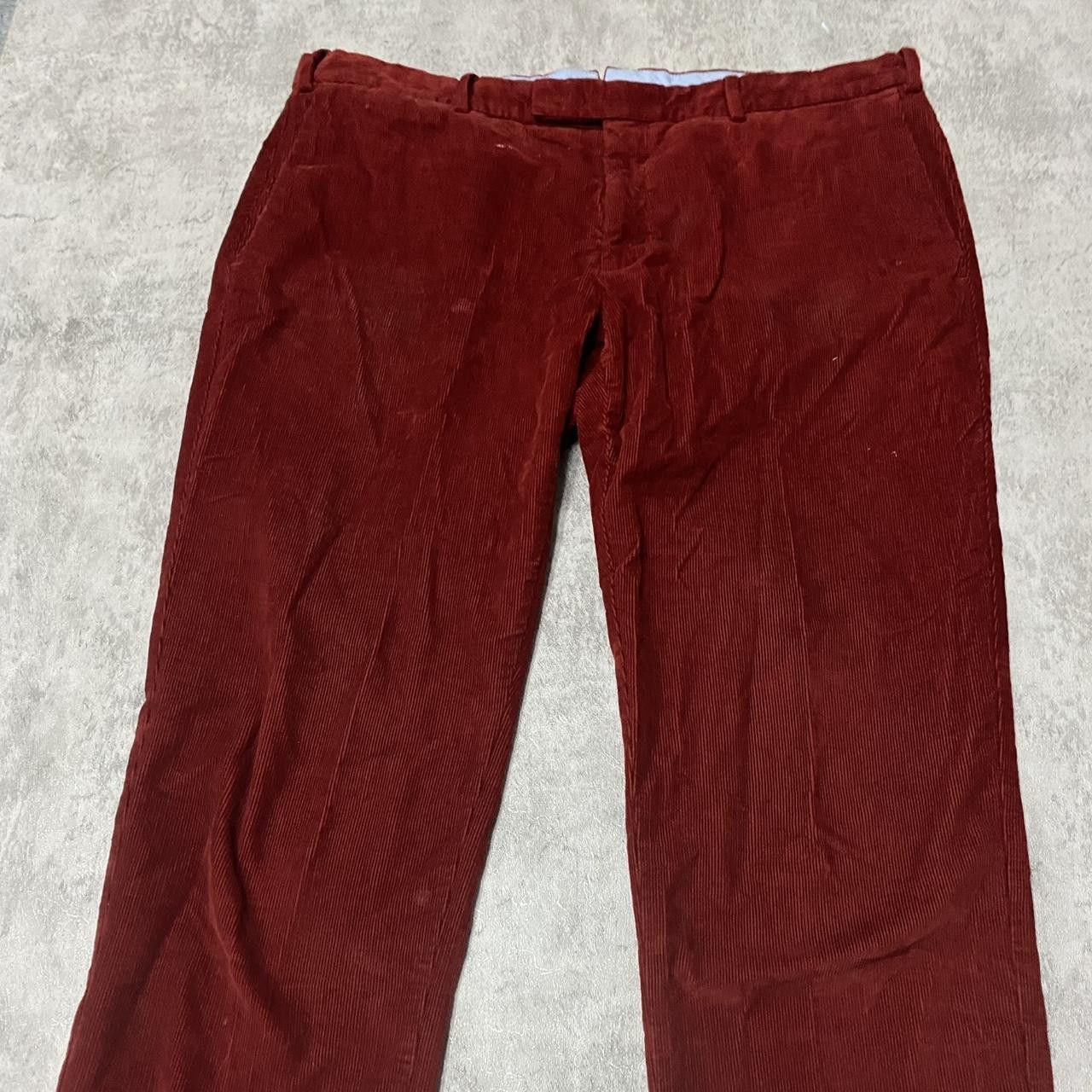 Other Burgundy corduroy trousers #corduroytrousers Size US 34 / EU 50 - 3 Thumbnail