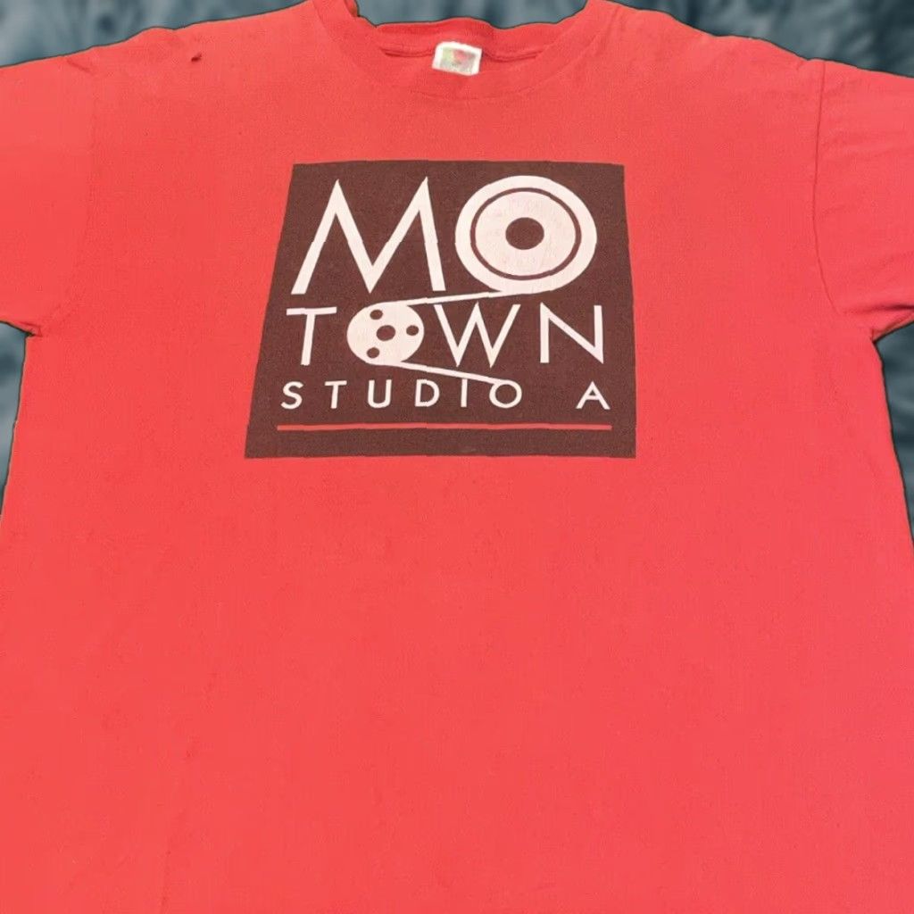 Vintage VINTAGE MO Town Records Studio A Rap Hip Hop Rock Artist Shirt XL Mens Red 90s Size US XL / EU 56 / 4 - 1 Thumbnail