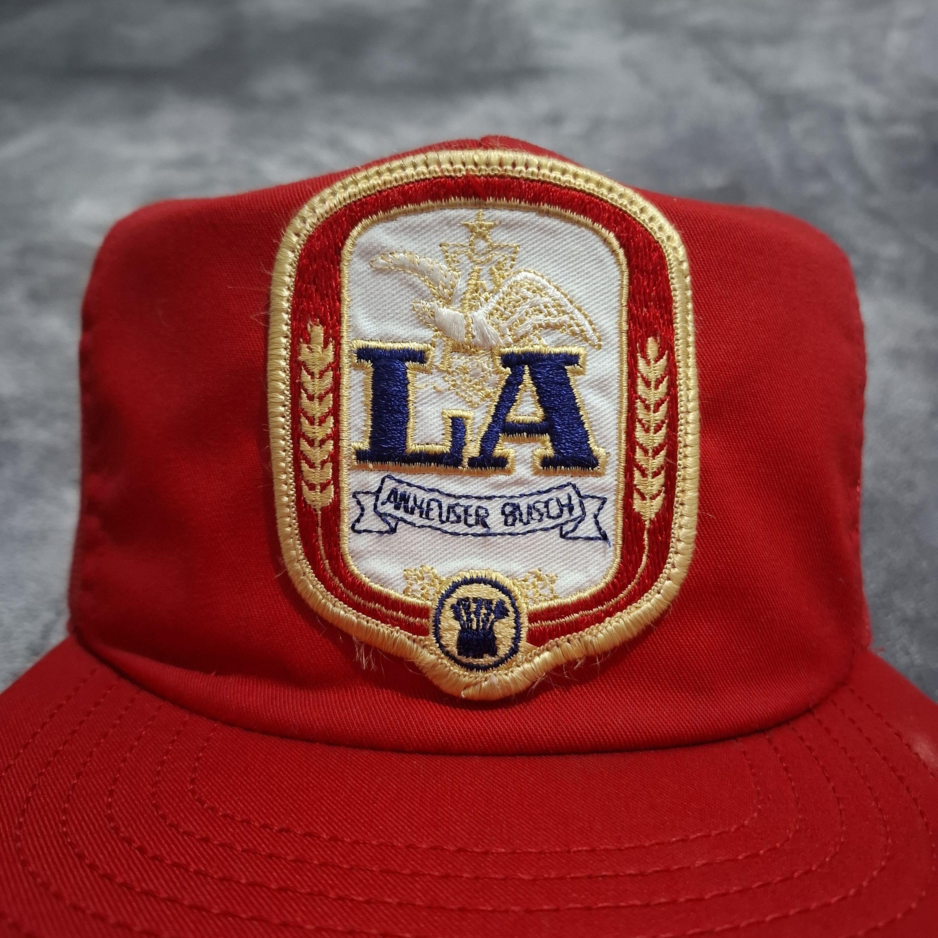 Vintage Anheuser Busch Beer Vintage Snapback Hat Size ONE SIZE - 2 Thumbnail