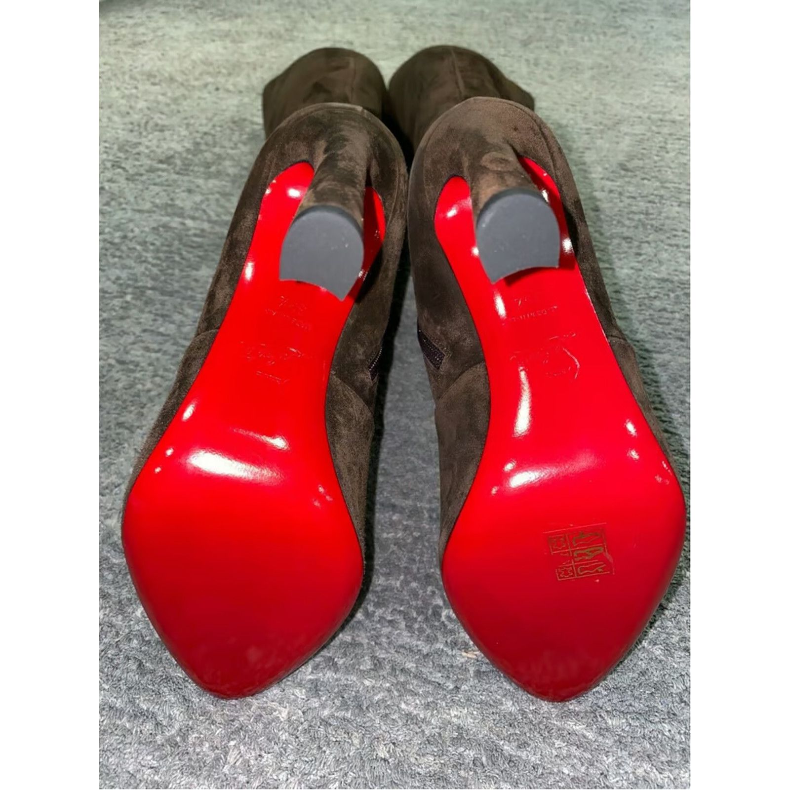 Christian Louboutin Christian Louboutin Eleonor Botta 100 Arabica Brown OTK Size US 9.5 / IT 39.5 - 4 Thumbnail