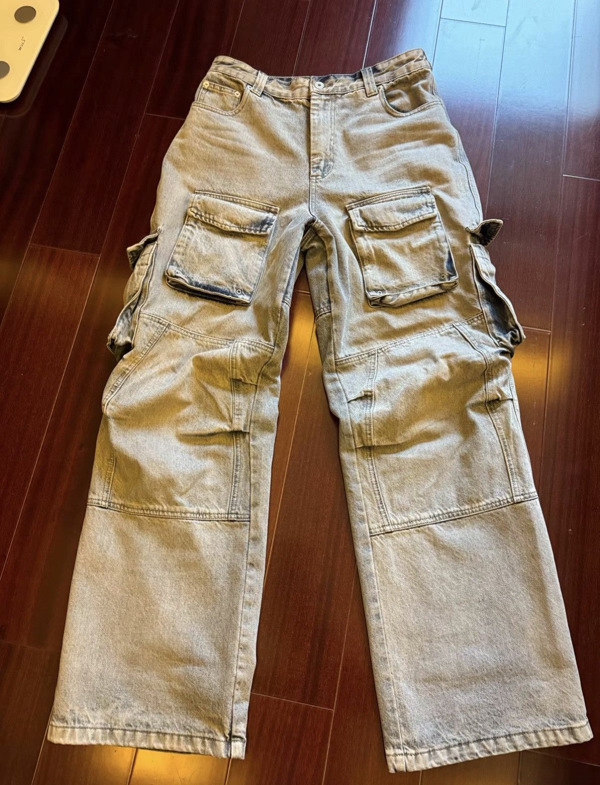 Unknown London UNKNOWNWORLD Cargo Jeans J40 Size US 36 / EU 52 - 2 Thumbnail
