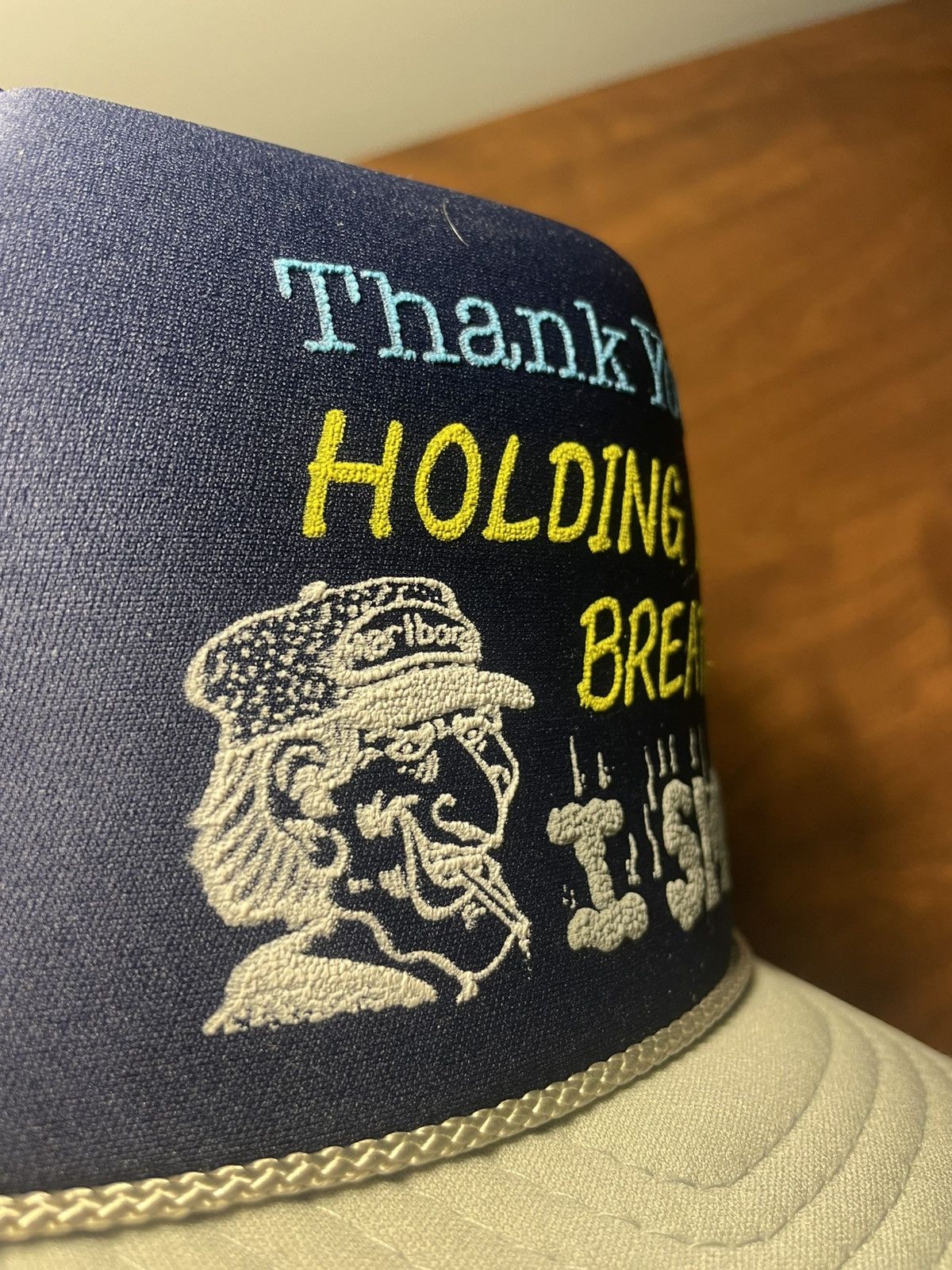 Vintage Smoker Trucker Hat Size ONE SIZE - 4 Thumbnail