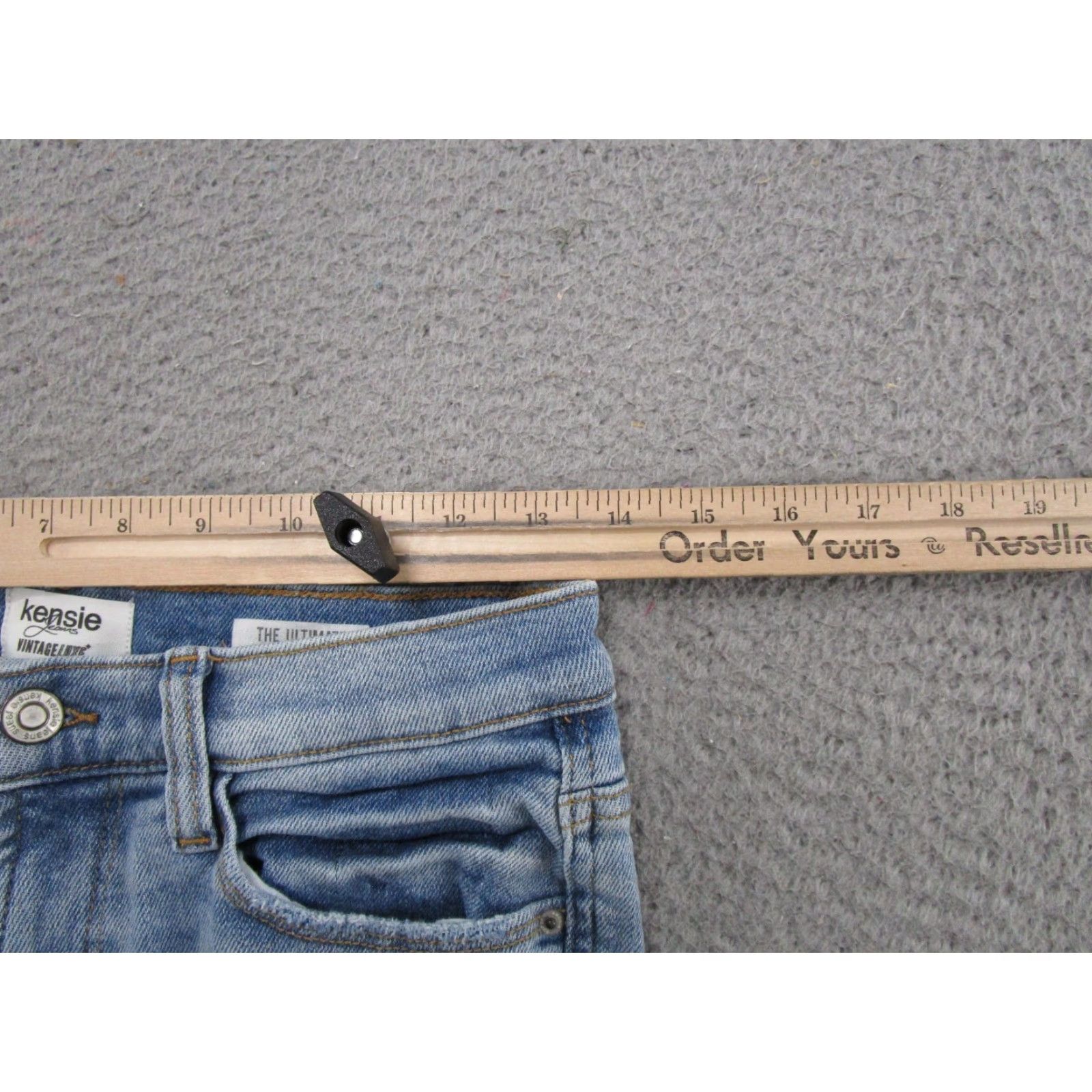 Vintage Kensie Jeans Ultimate Skinny High Rise Slit Ankle Denim Jeans 6 Blue Cotton 5-Pocket Womens Size 28" / US 6 / IT 42 - 6 Thumbnail