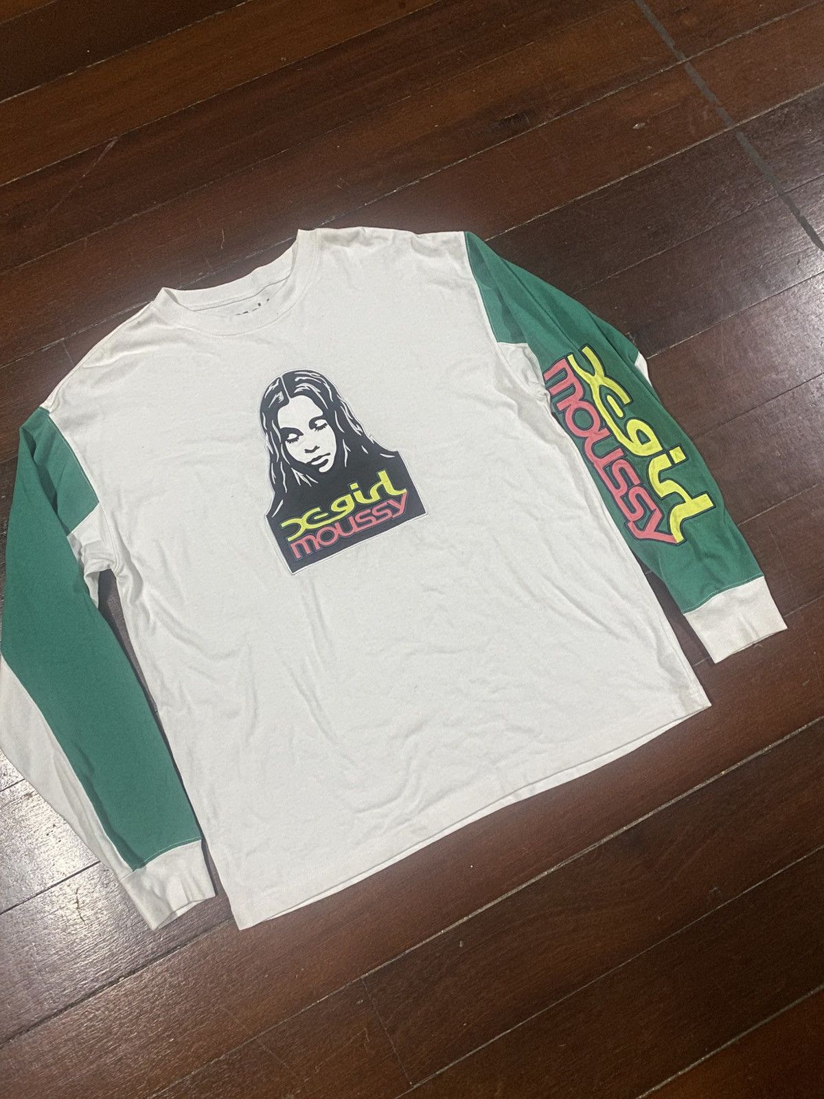 X-LARGE Rare X-GIRL moussy SWEATSHIRT Size US L / EU 52-54 / 3 - 6 Thumbnail