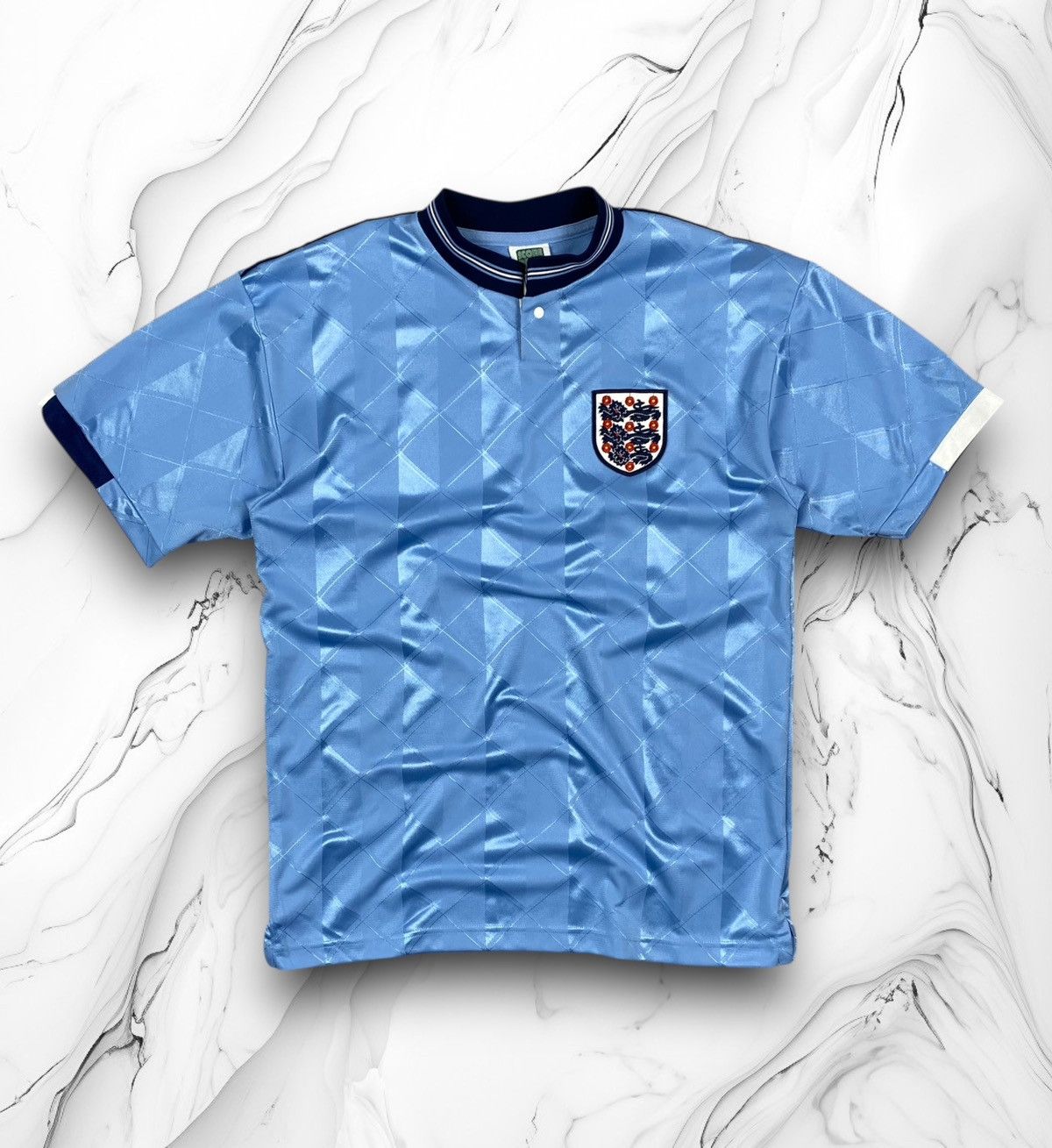 Other ENGLAND TEAM 1987/1989 2023 JERSEY THIRD SCORE DRAW REMAKE Size US L / EU 52-54 / 3 - 1 Thumbnail