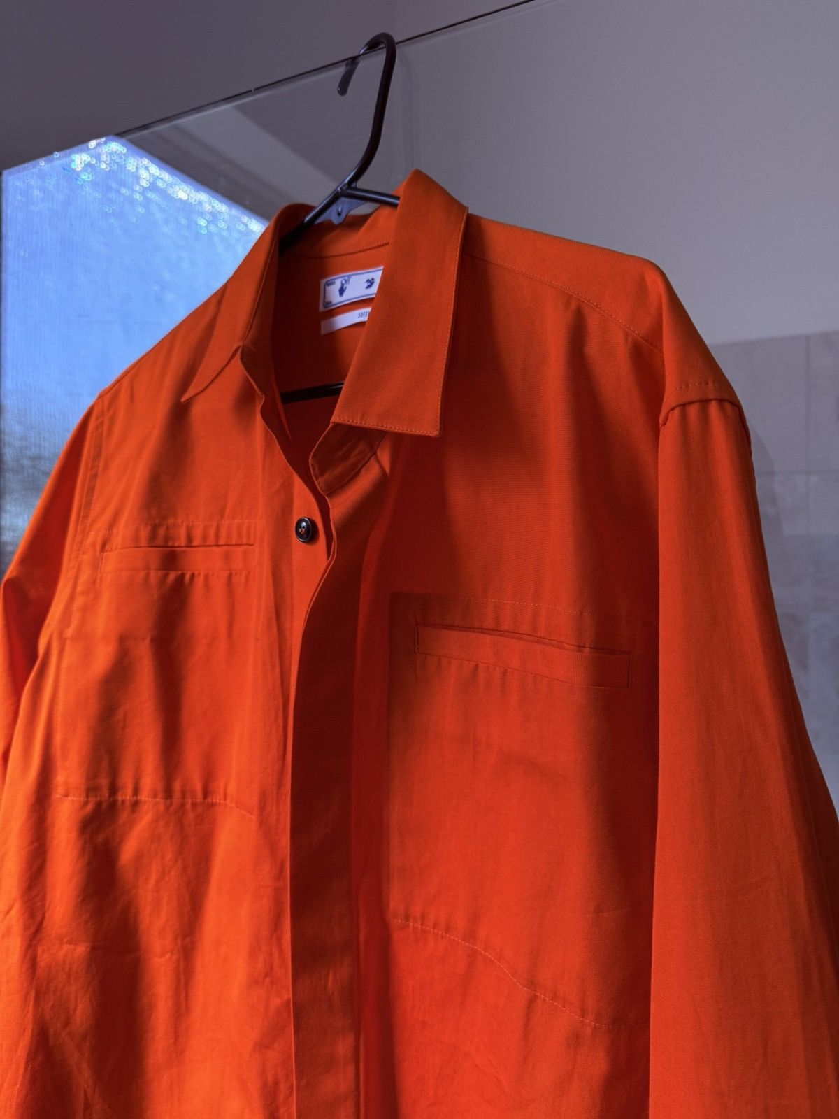 Off-White Off-White Orange Workwear Overshirt Jacket Size US M / EU 48-50 / 2 - 12 Thumbnail