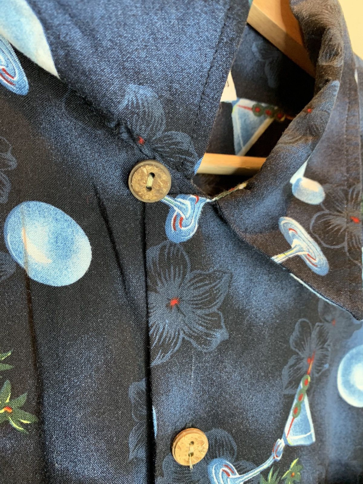 Kennington Ltd. RARE Vintage Kennington Pinup Martini Tiki Loop Collar Shirt Size US L / EU 52-54 / 3 - 7 Thumbnail
