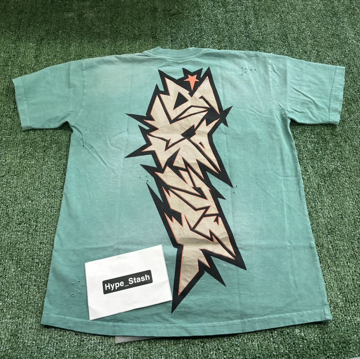 HELLSTAR Hellstar Green Crack Print Tee Size US XS / EU 42 / 0 - 2 Thumbnail