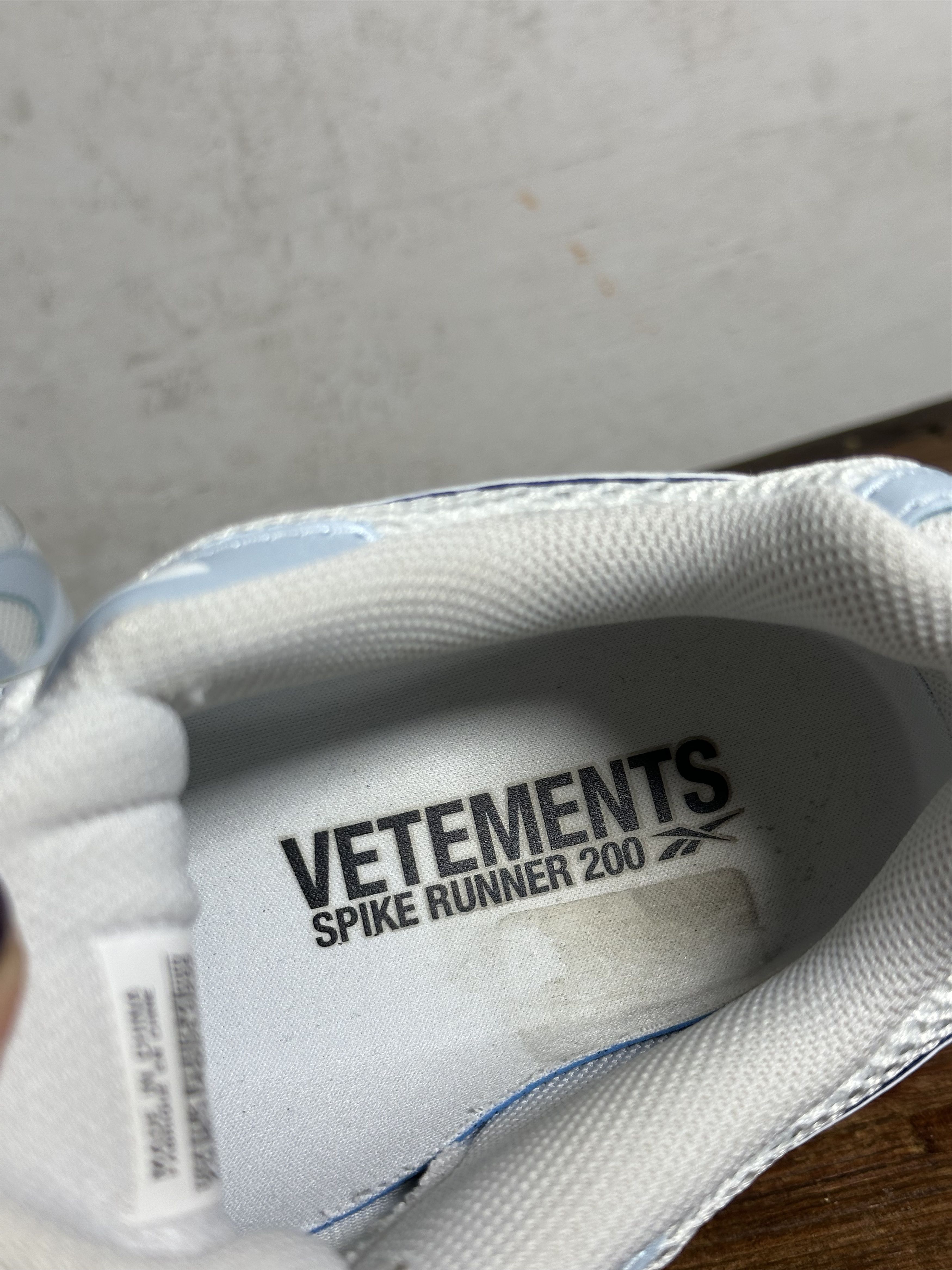 Reebok × Vetements RARE Vetements x Reebok Spike Runner 200 Storm Glow Size US 7.5 / EU 40-41 - 7 Thumbnail