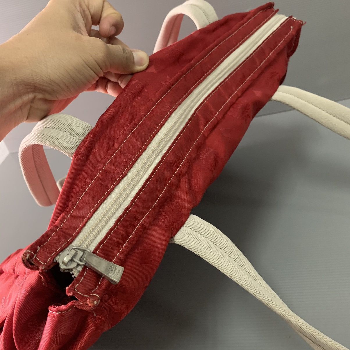 MCM MCM Red Large Shoulder Bag Size ONE SIZE - 9 Thumbnail