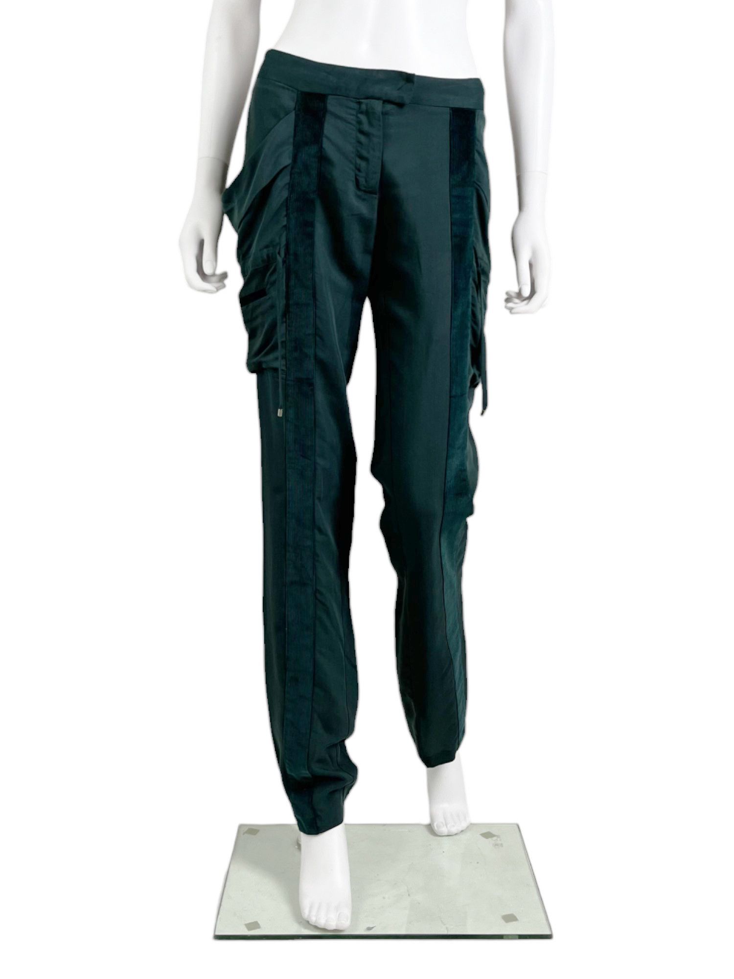 Roberto Cavalli F/W 2011 Viscosa Green Pants Size 27" / US 4 / IT 40 - 5 Thumbnail