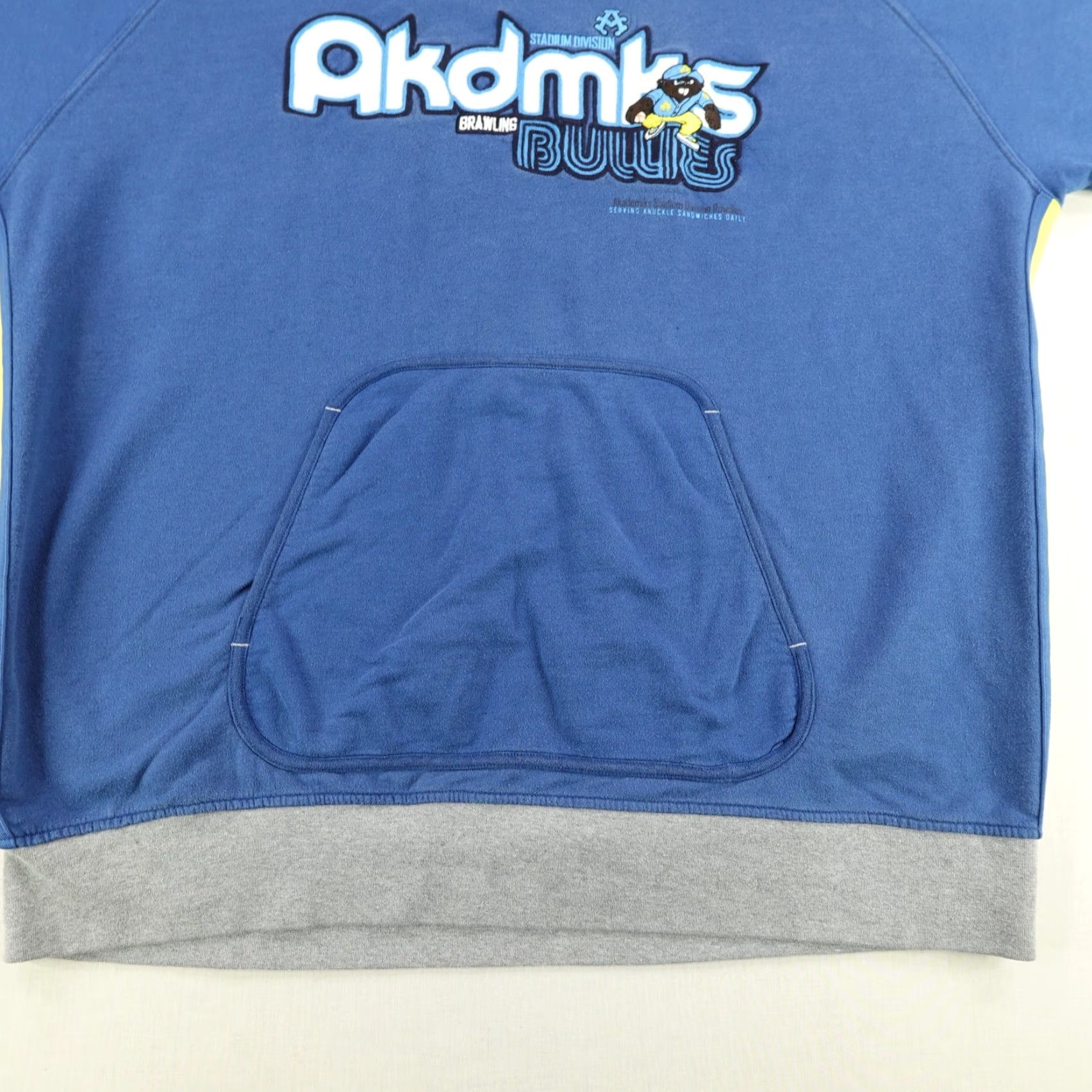 Akademiks VINTAGE Akademiks Sweatshirt Mens 2XL Blue Stadium Division Brawling Bullies Y2K Size US XXL / EU 58 / 5 - 3 Thumbnail