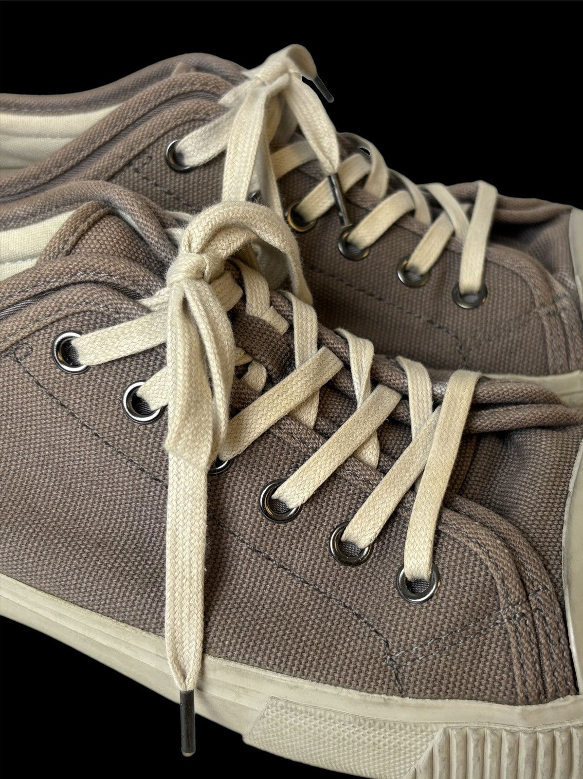 Allsaints AllSaints Rigg Sneakers Oxford Khaki/Green Canvas Size US 10 / EU 43 - 2 Thumbnail