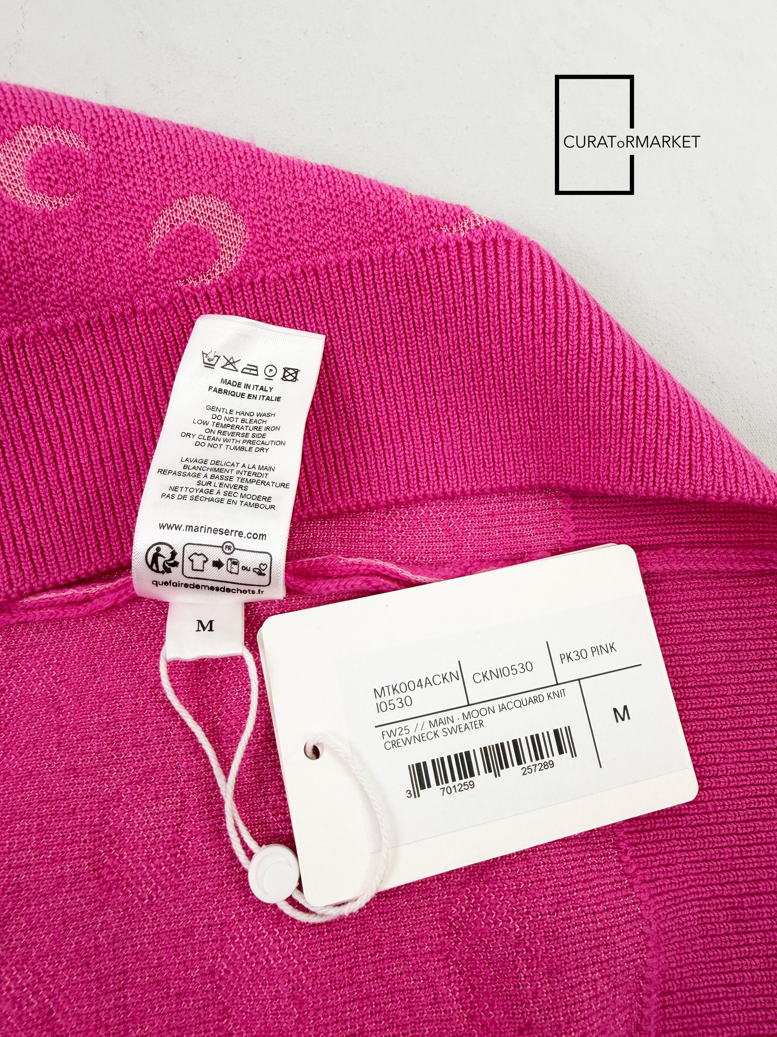 Marine Serre Signature Crescent Moon Pattern Monogram Jacquard Knit FW25 Size US M / EU 48-50 / 2 - 9 Thumbnail