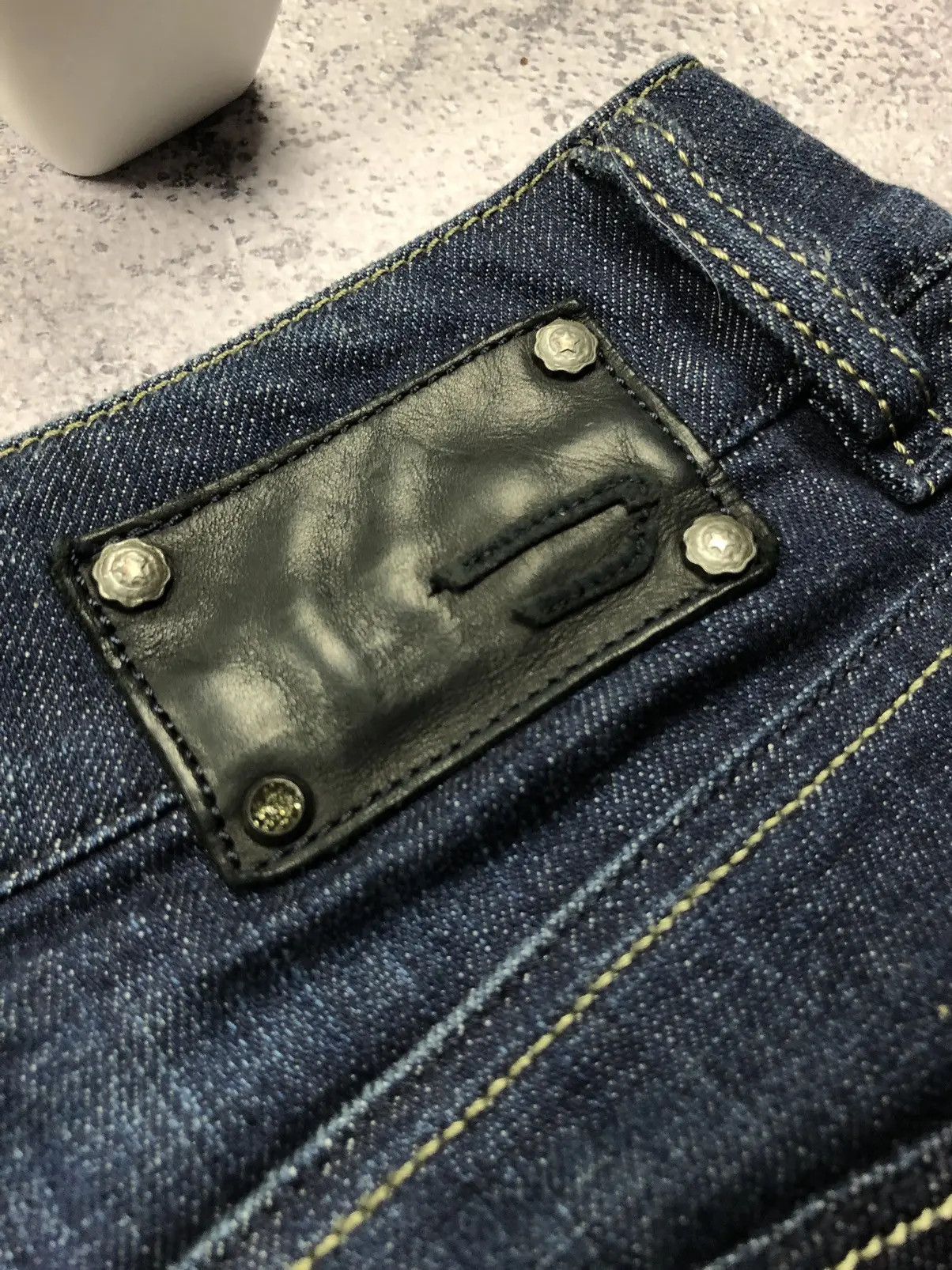 Diesel DIESEL Vintage Avant-garde Y2K Blue Denim Skirt Streetwear Size 29" - 18 Thumbnail