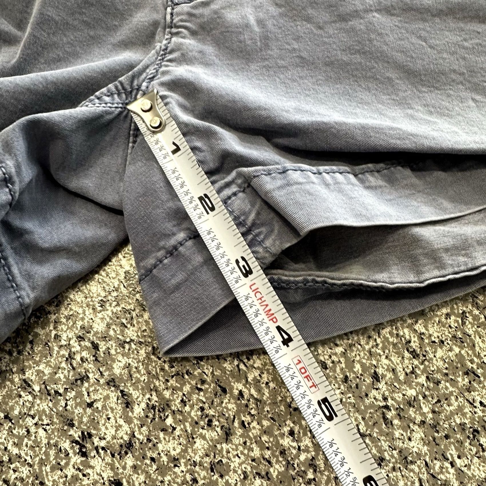American Eagle Outfitters American Eagle Outfitters Shorts Womens 00 Chino Blue Stretch Knee Length 3oz Pockets Size 28" / US 6 / IT 42 - 6 Thumbnail