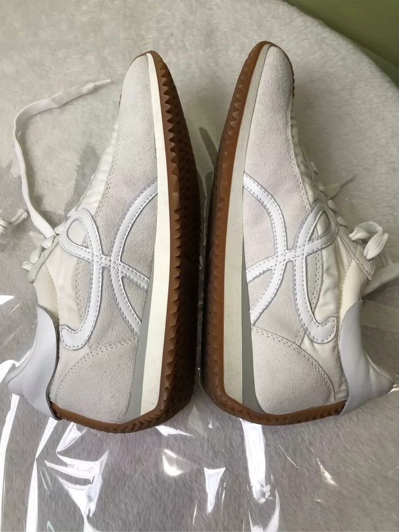 Loewe LOEWE Flow Runner suede and nylon retro sneakers Size US 7.5 / IT 37.5 - 9 Thumbnail